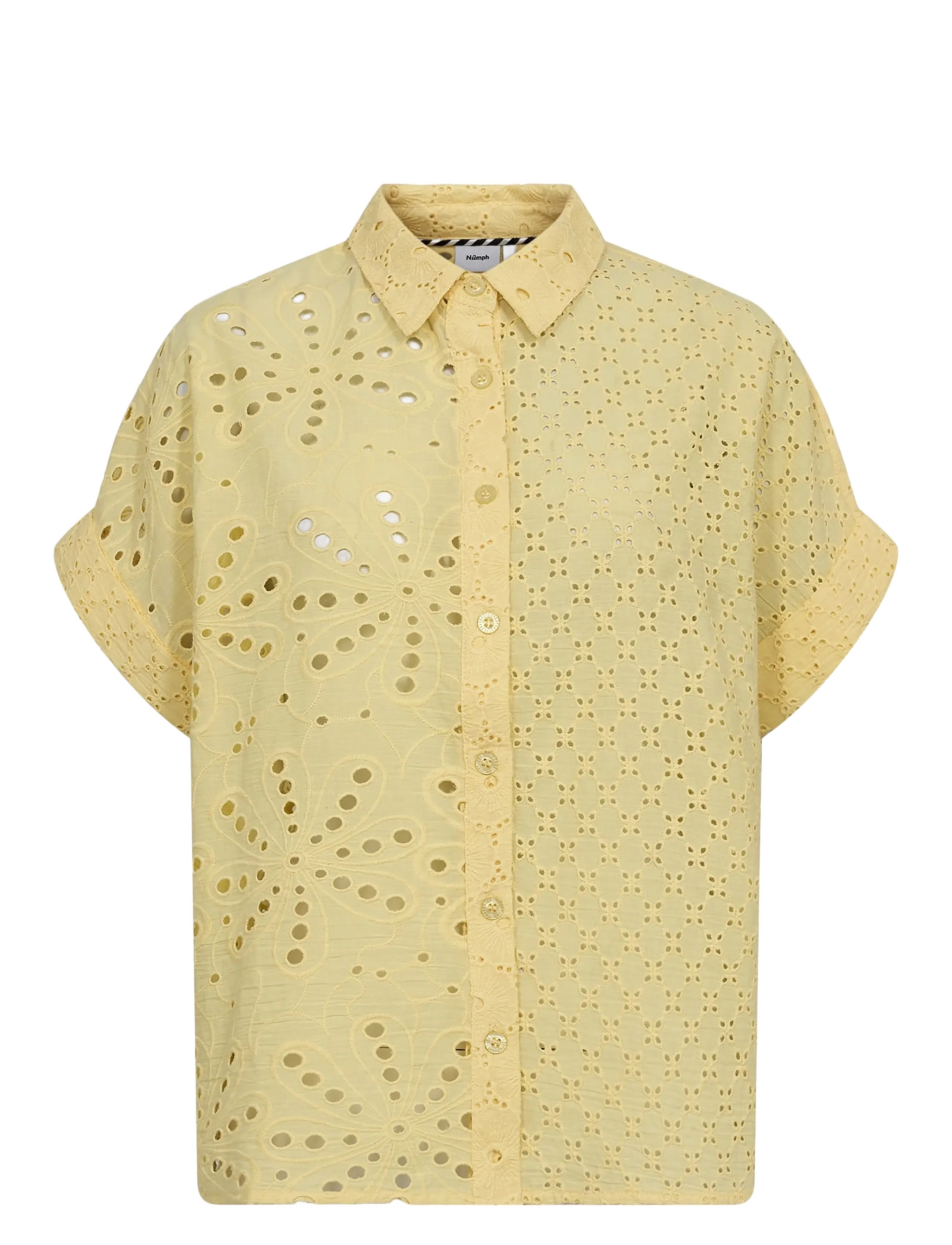 Nümph NUPALMA SLEEVELESS SHIRT - Vêtements - POPCORN / yellow