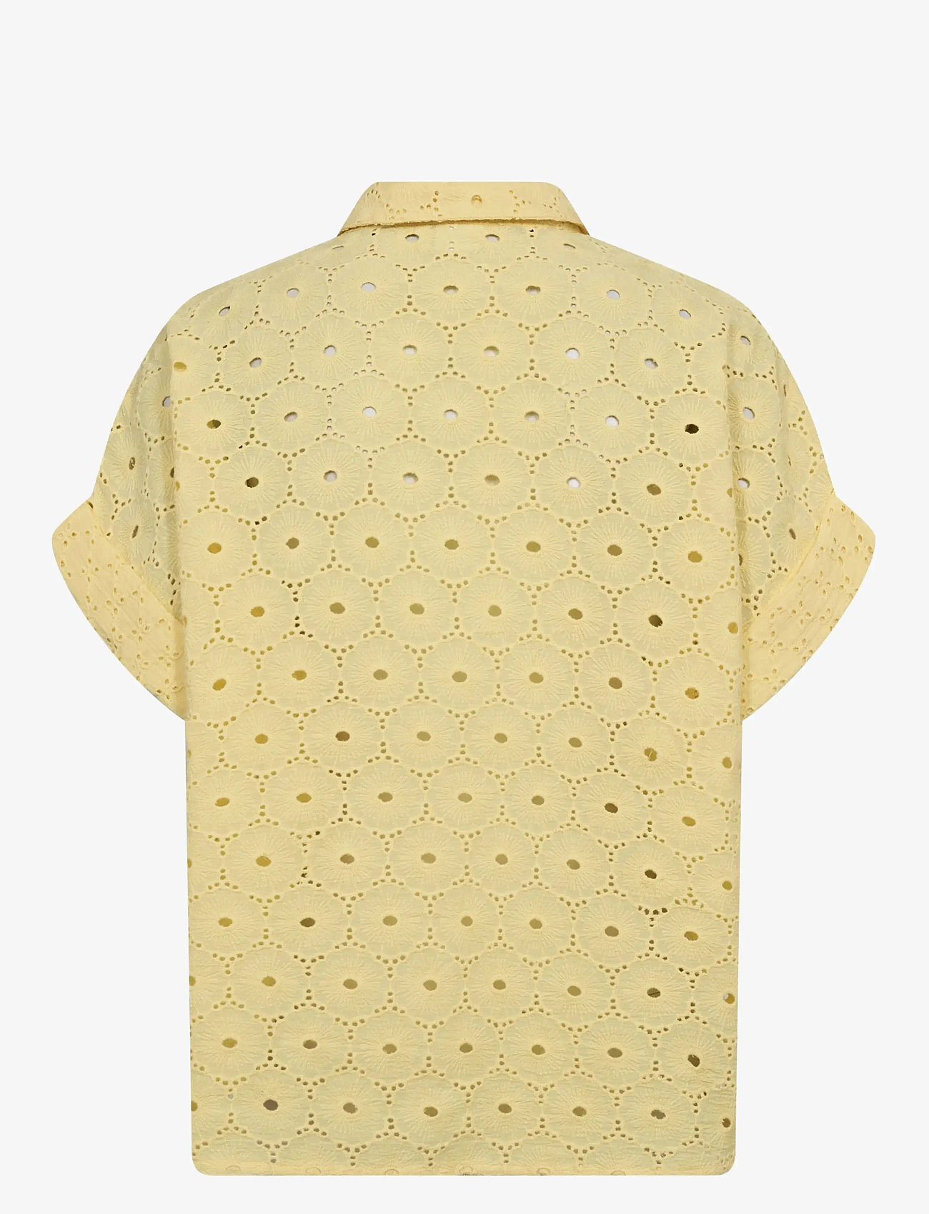 Nümph - NUPALMA SLEEVELESS SHIRT - kortærmede skjorter - popcorn - 1