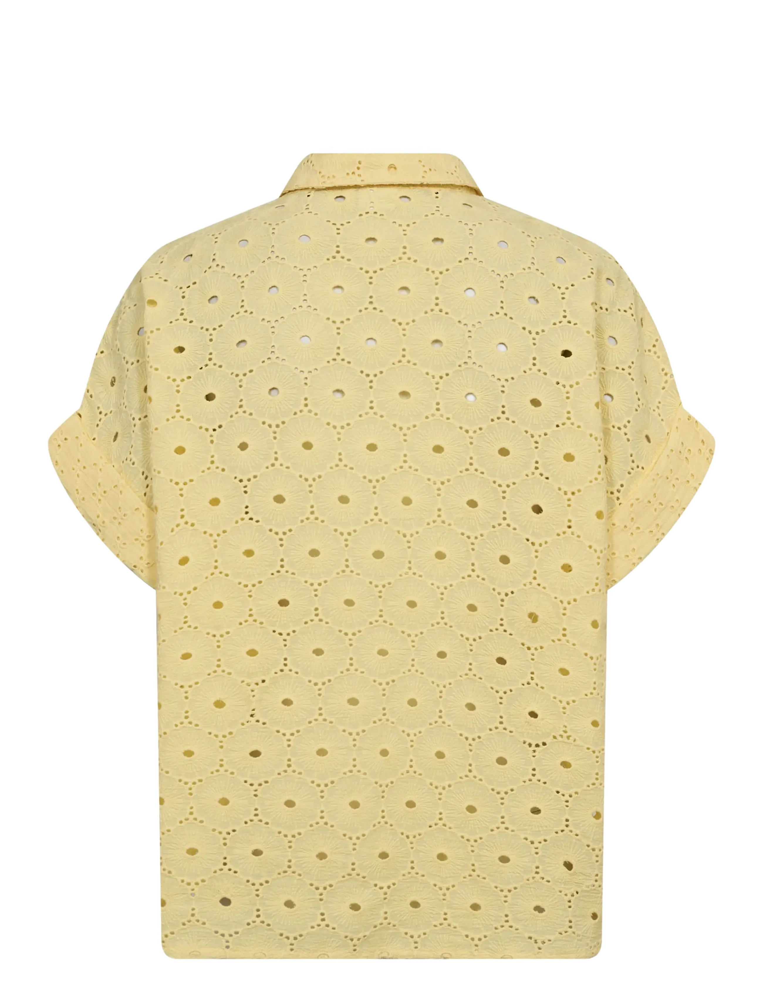 Nümph - NUPALMA SLEEVELESS SHIRT - kurzärmlige hemden - popcorn - 1