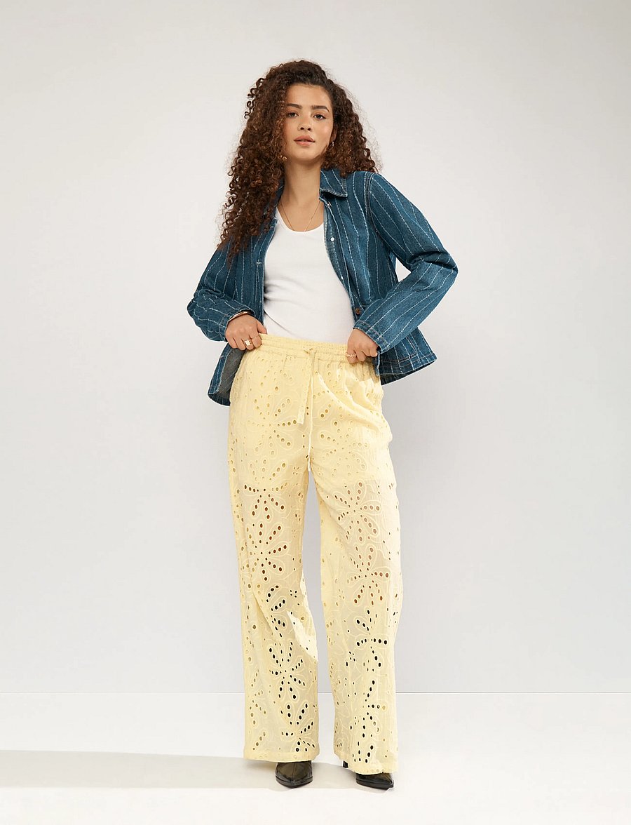 Nümph - NUPALMA PANTS - culottes - popcorn - 0