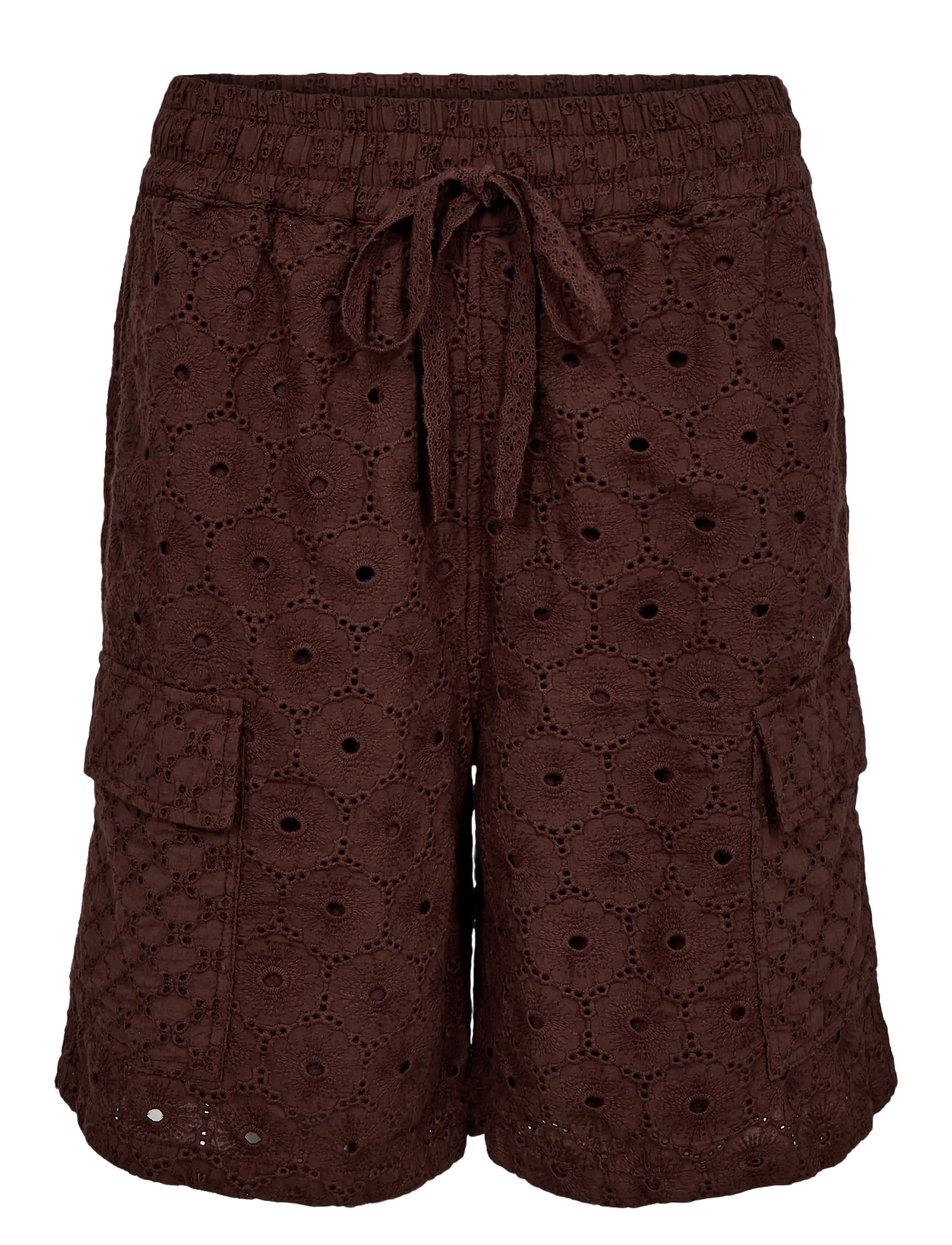 Nümph Nupalma Shorts, 38, Brown, Shorts > Afslappede Shorts, Dame