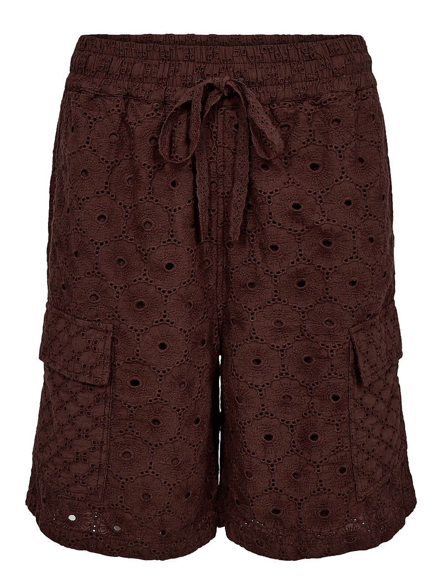 Nümph - NUPALMA SHORTS - vabaaja lühikesed püksid - chicory coffee - 0