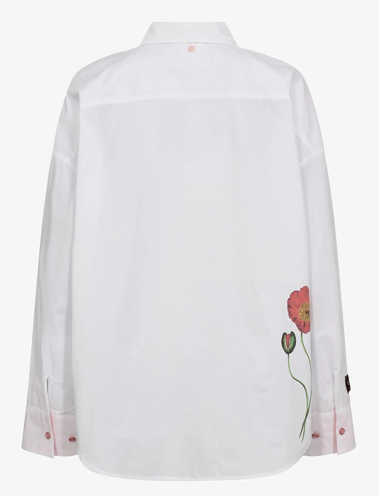 Nümph - NUFLORY SHIRT - pikkade varrukatega särgid - bright white - 2