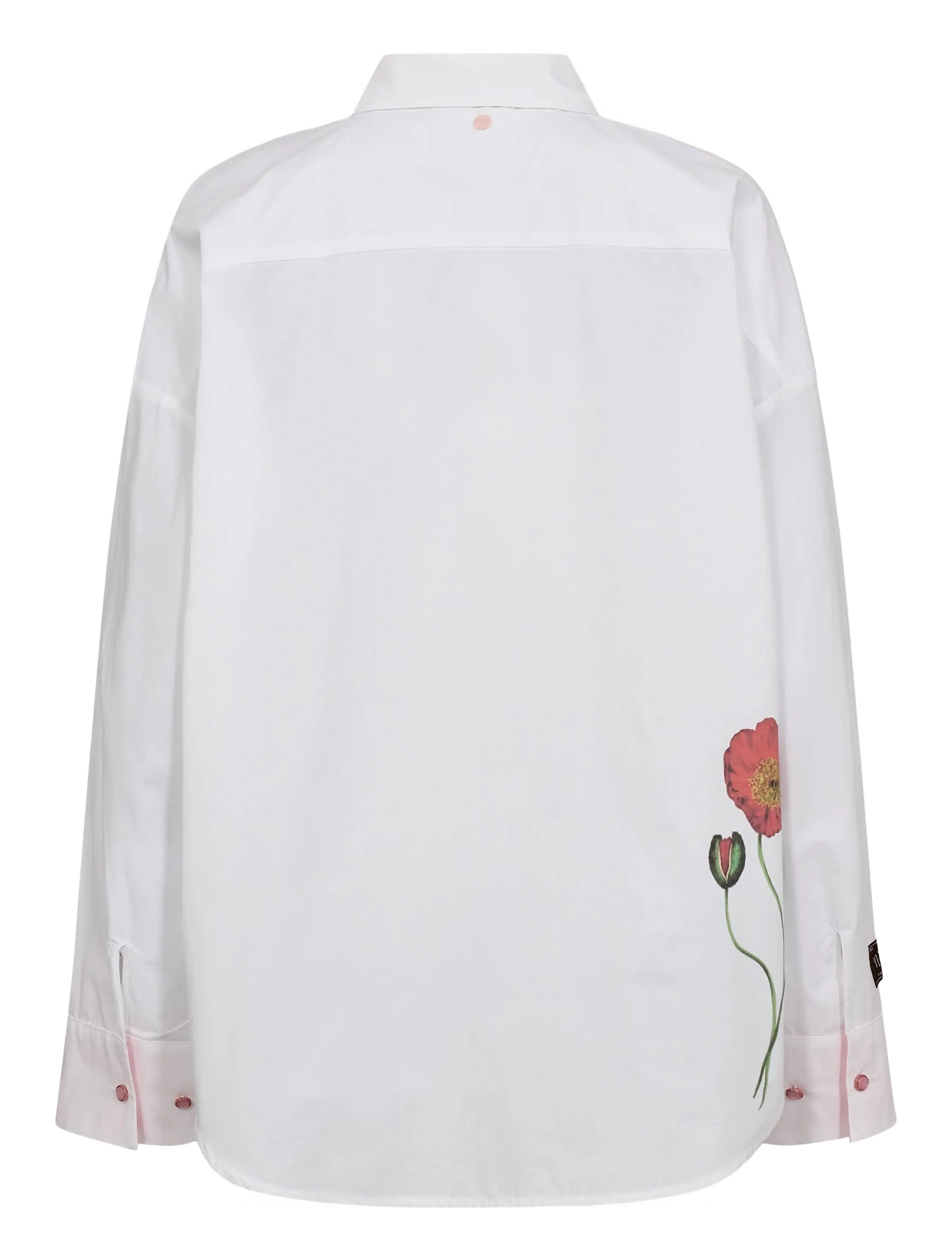Nümph - NUFLORY SHIRT - langermede skjorter - bright white - 2