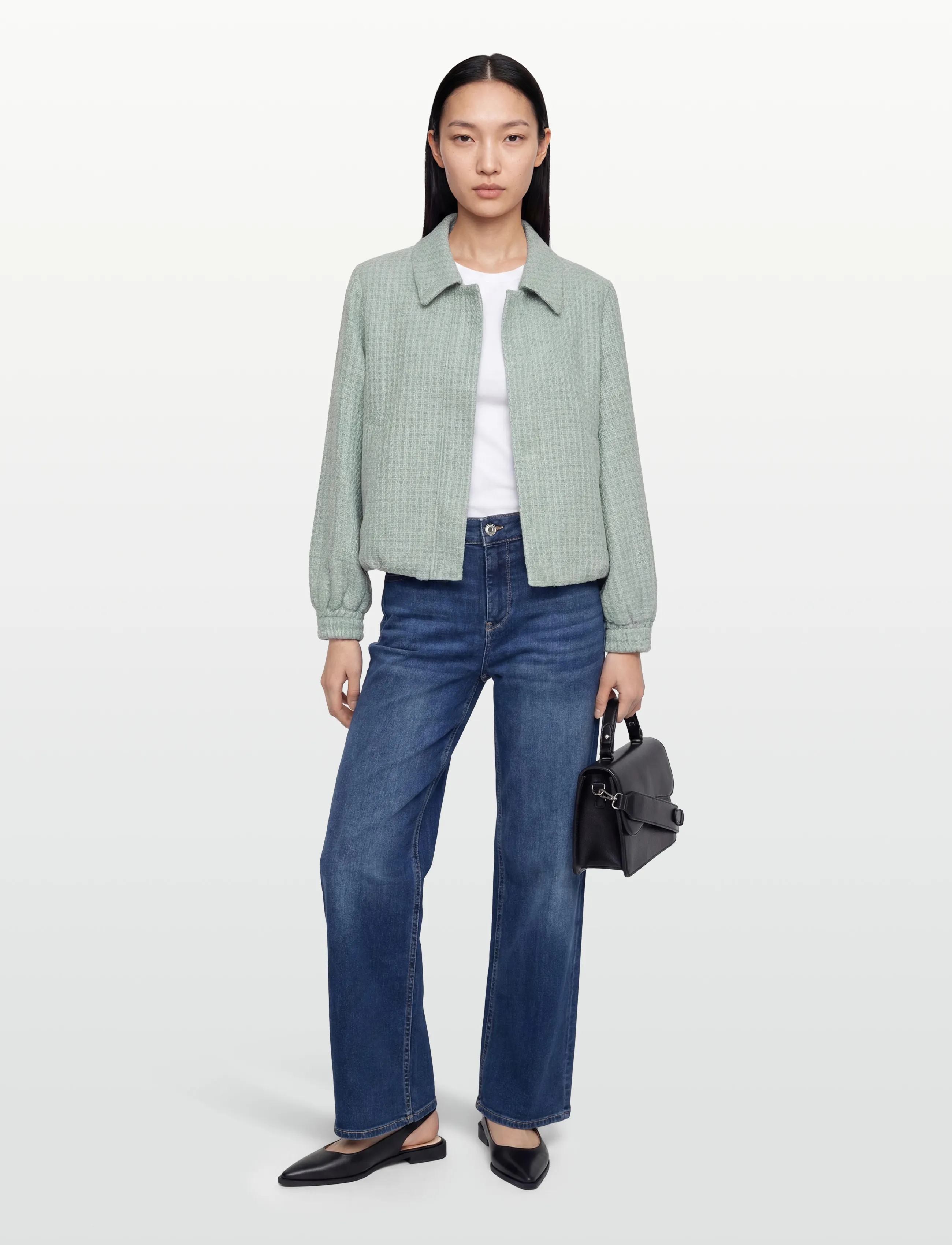 Nümph Nushana Bomber Jacket, 36, Grey, Jakker > Bomberjakker, Dame