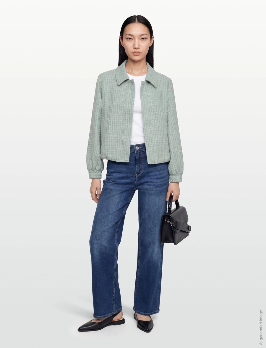 Nümph - NUSHANA BOMBER JACKET - vårjackor - harbor gray - 0
