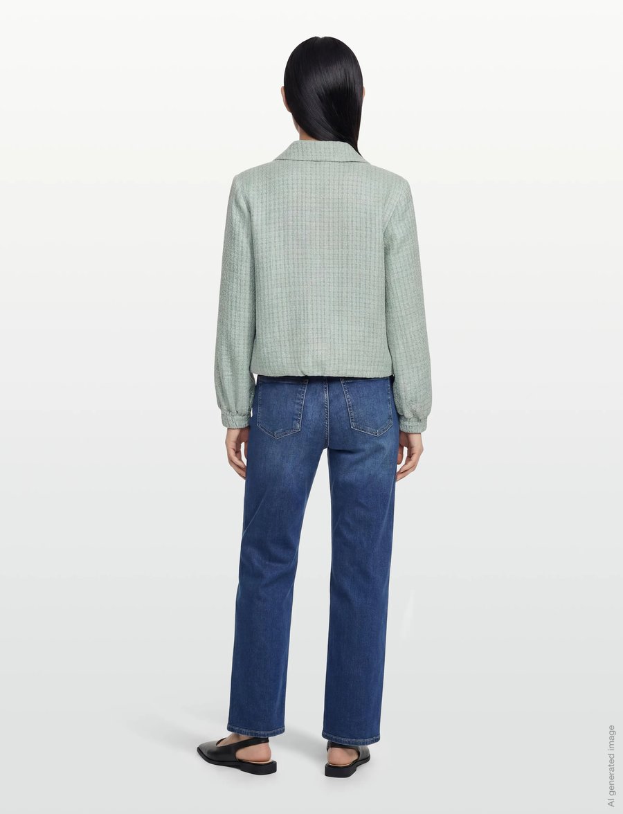 Nümph - NUSHANA BOMBER JACKET - vårjackor - harbor gray - 4