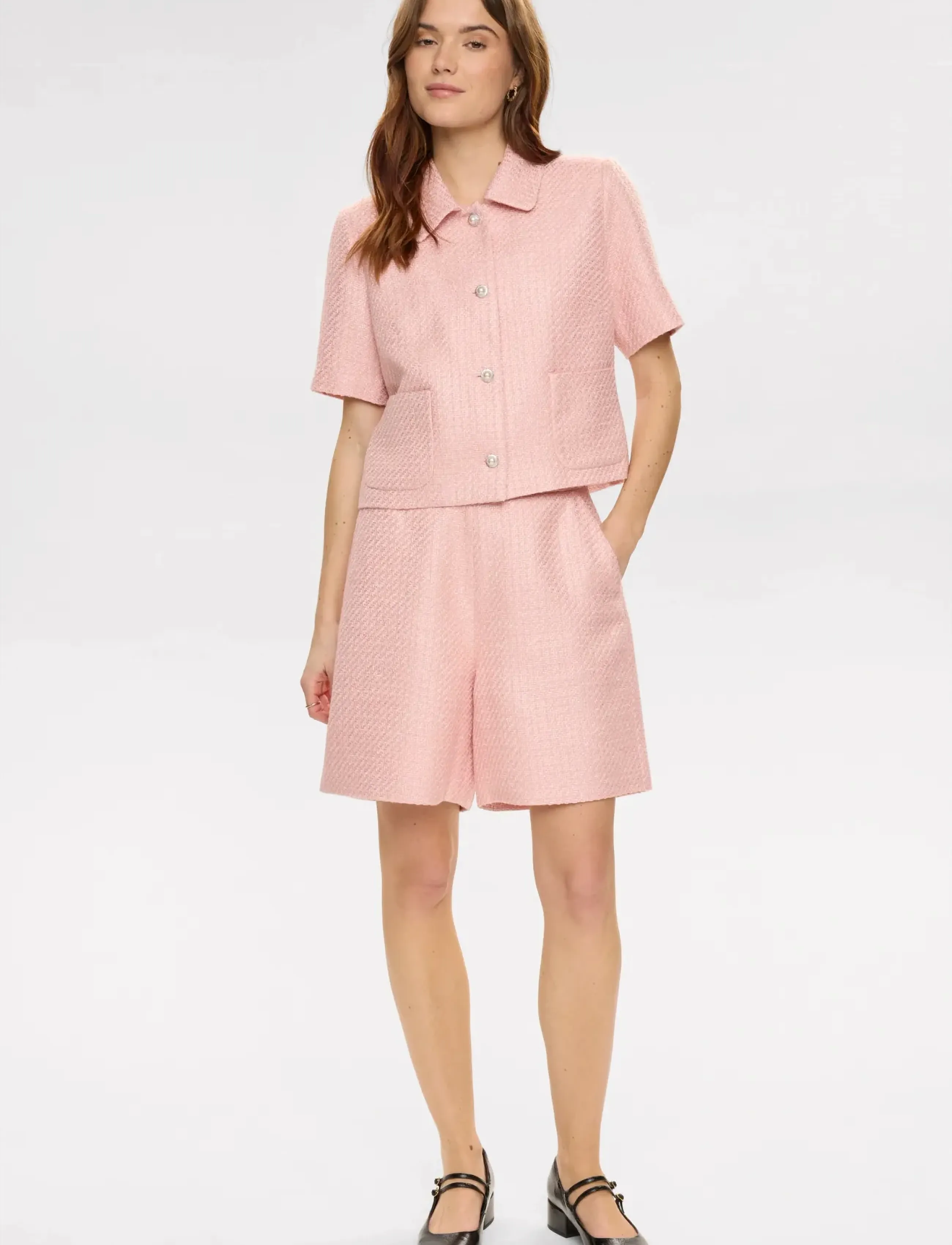 Nümph Nushana Shorts, 38, Pink, Shorts > Afslappede Shorts, Dame