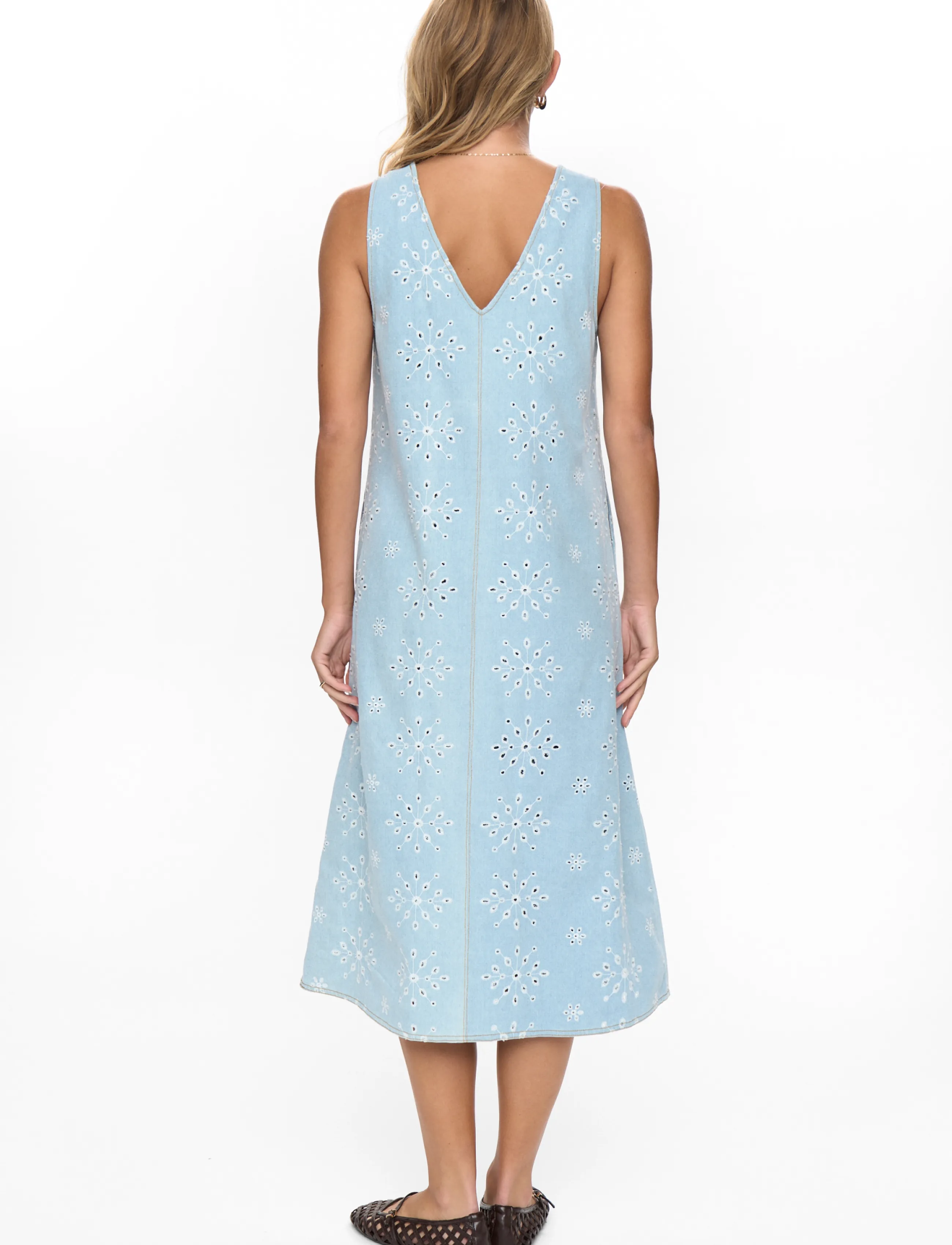 Nümph NUDELILAH DRESS - Kläder - LIGHT BLUE DENIM / blue