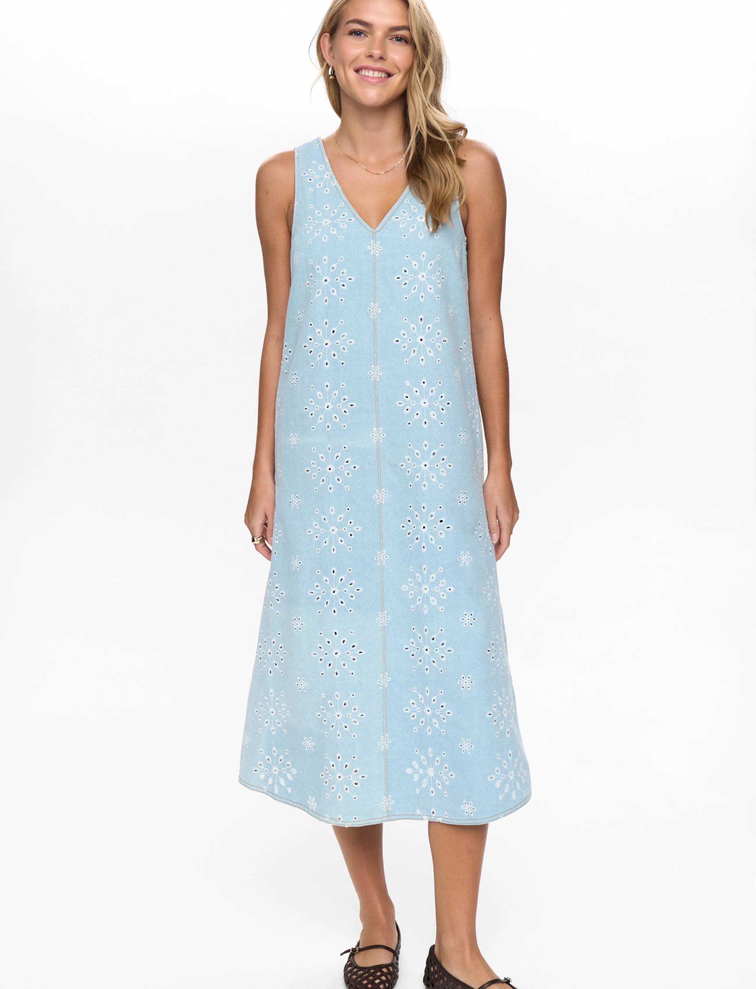 Nümph - NUDELILAH DRESS - light blue denim - 3