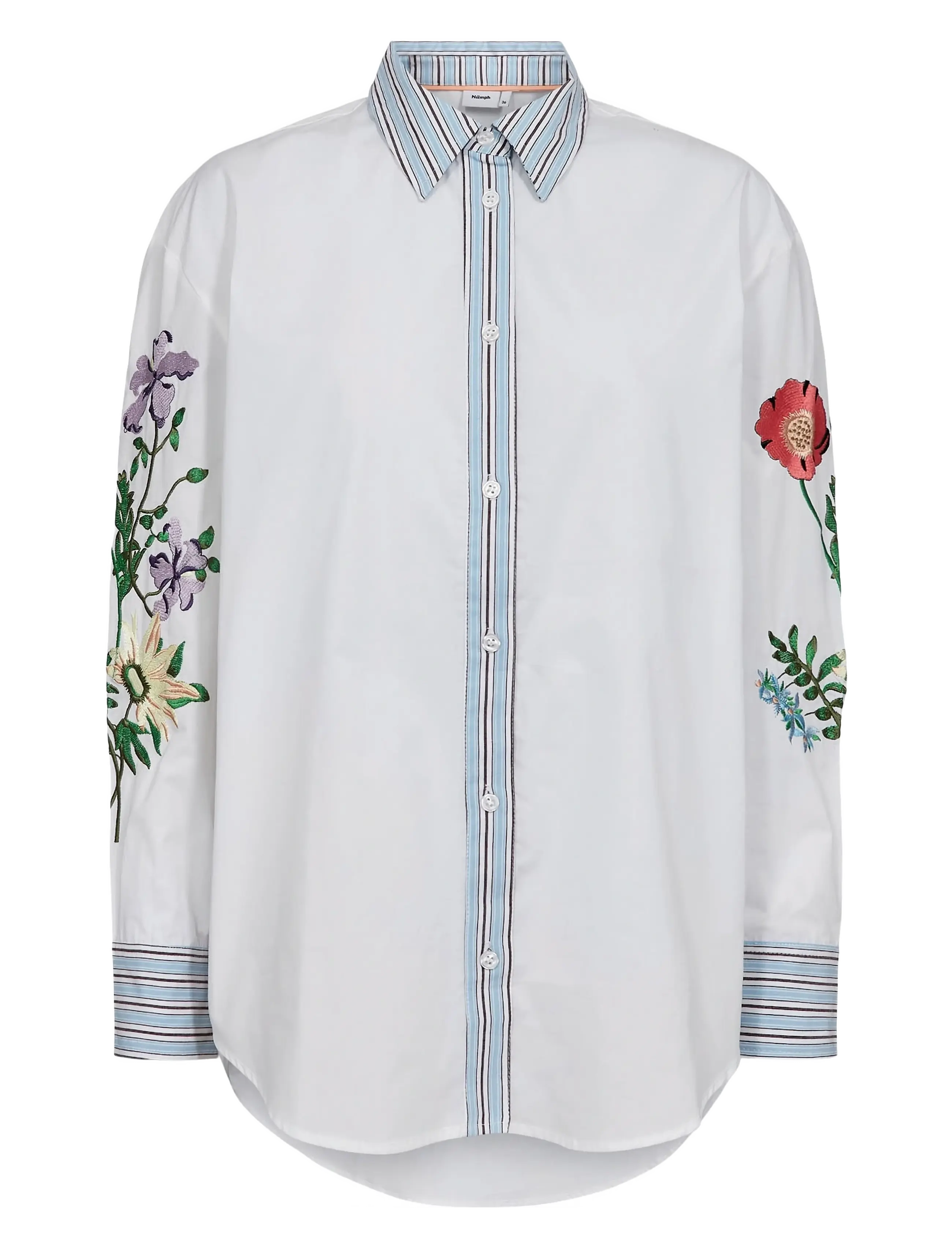 Nümph NUFLORINDA SHIRT - Skjorter - BRIGHT WHITE / white