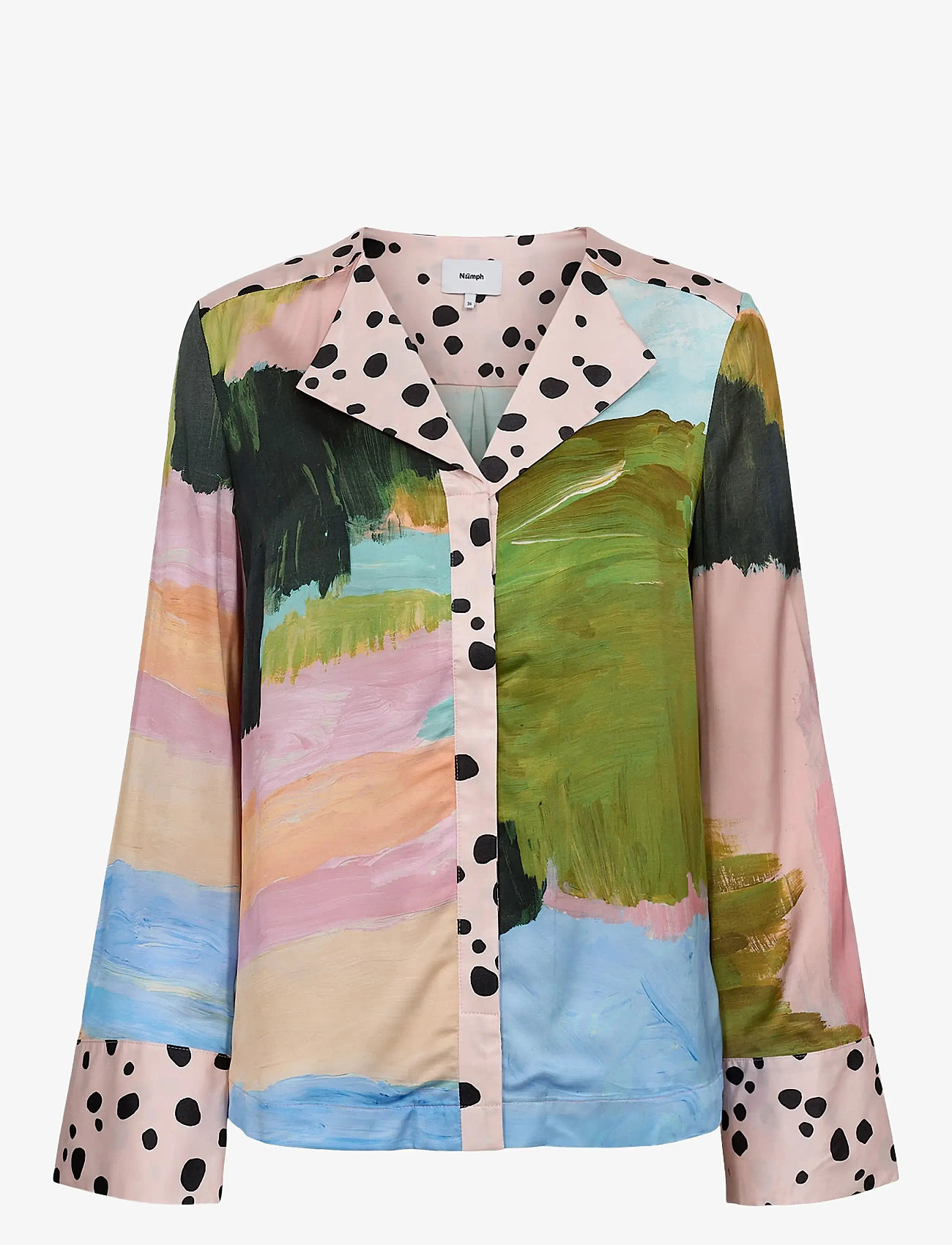 Nümph - NUMEADOW DALMA SHIRT - long-sleeved shirts - peony - 0