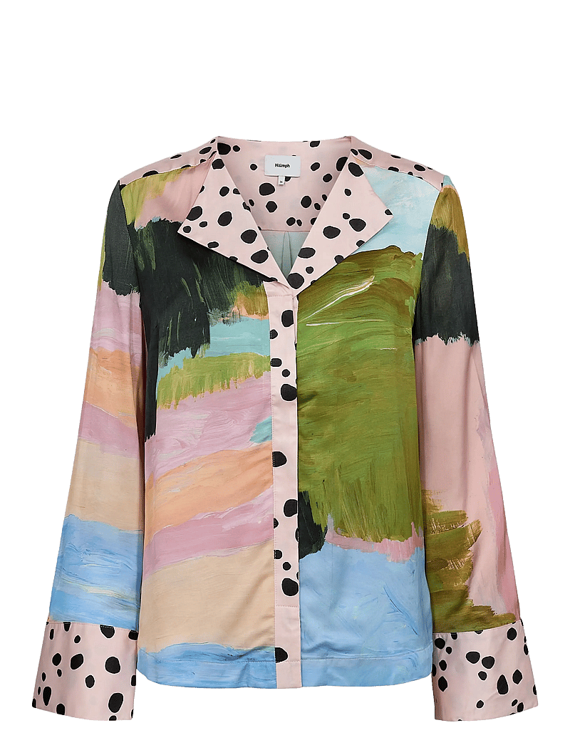 Nümph - NUMEADOW DALMA SHIRT - langærmede skjorter - peony - 0