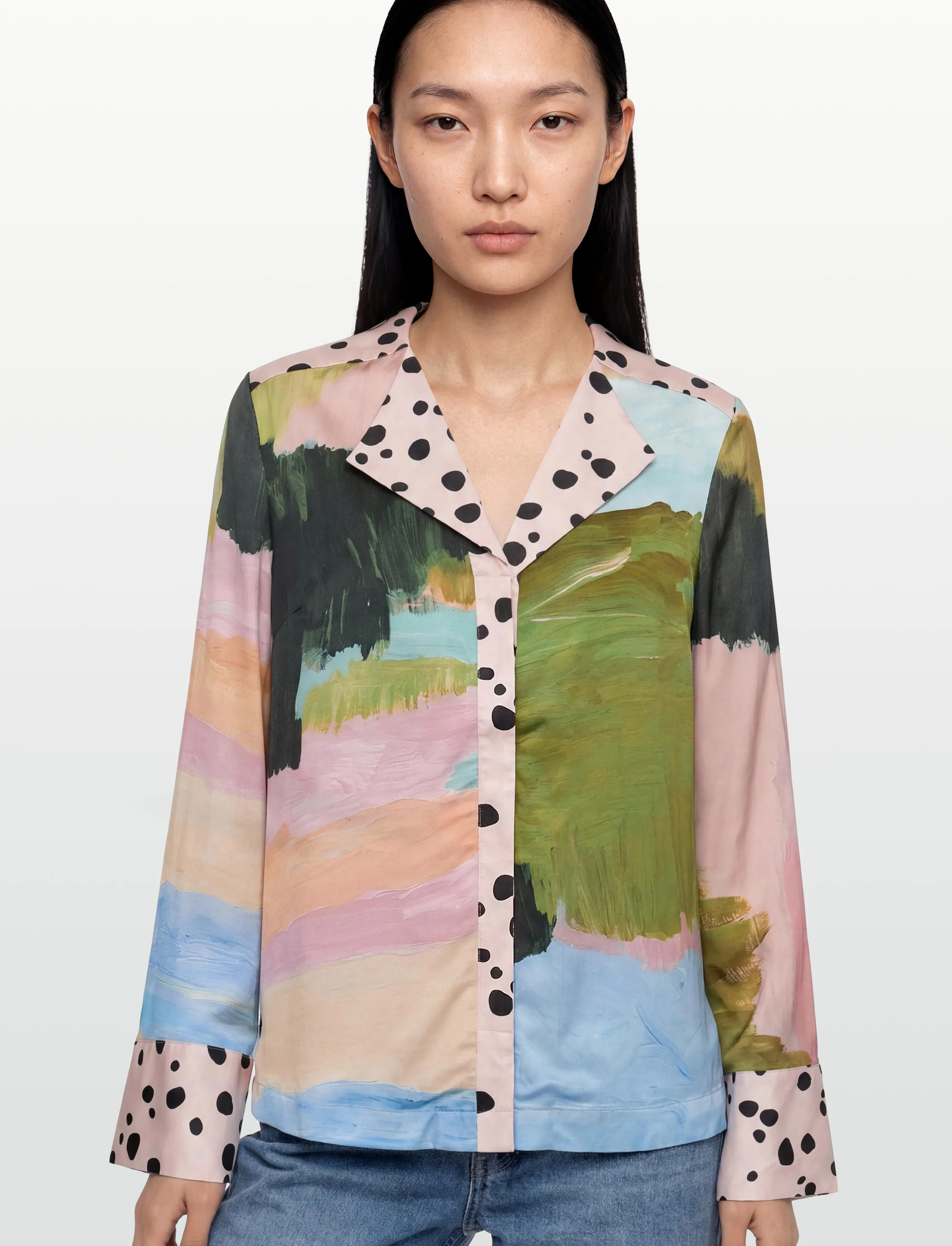 Nümph - NUMEADOW DALMA SHIRT - pitkähihaiset paidat - peony - 3
