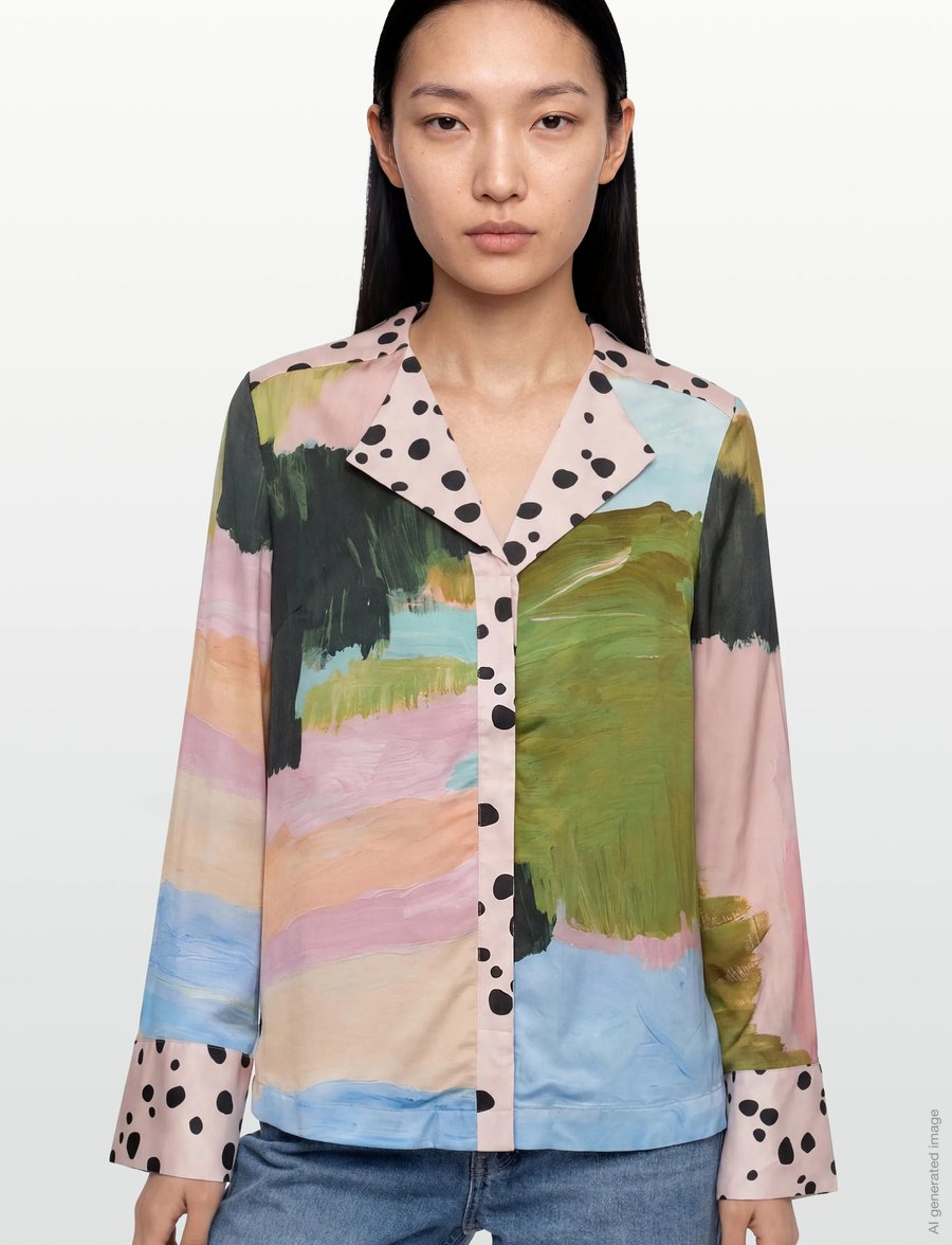 Nümph - NUMEADOW DALMA SHIRT - marškiniai ilgomis rankovėmis - peony - 3