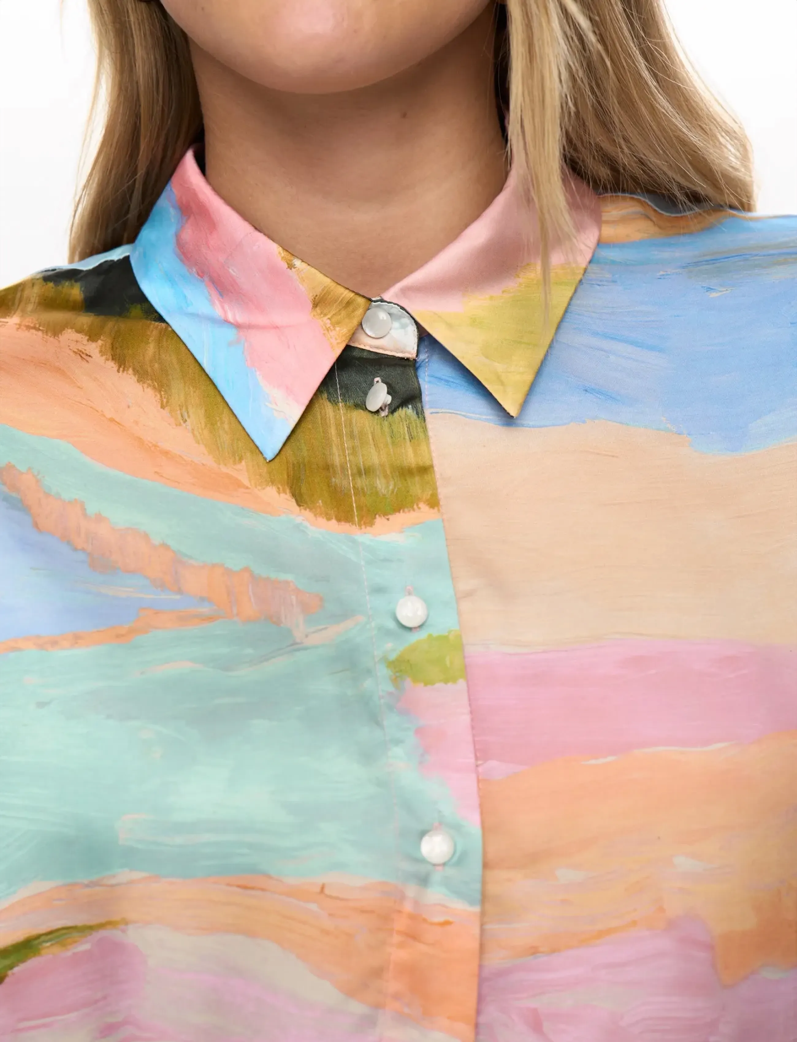 Nümph - NUMEADOW SHIRT - kortærmede skjorter - peony - 5