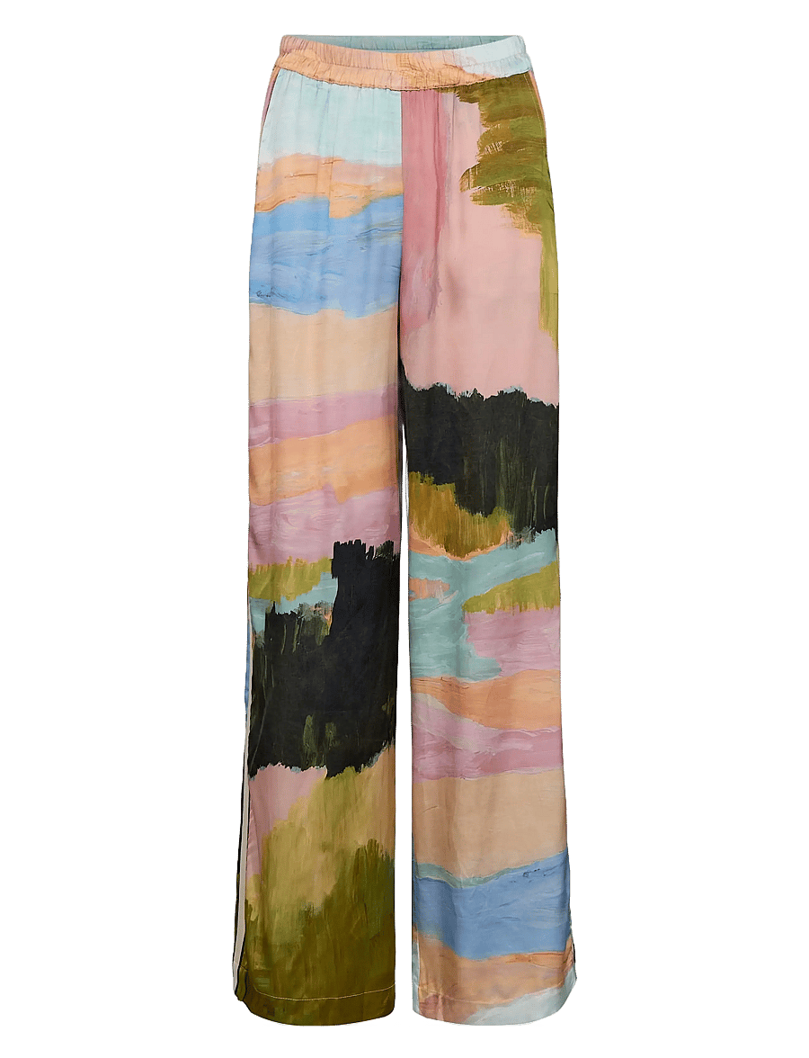 Nümph - NUMEADOW PANTS - hosen mit weitem bein - peony - 0