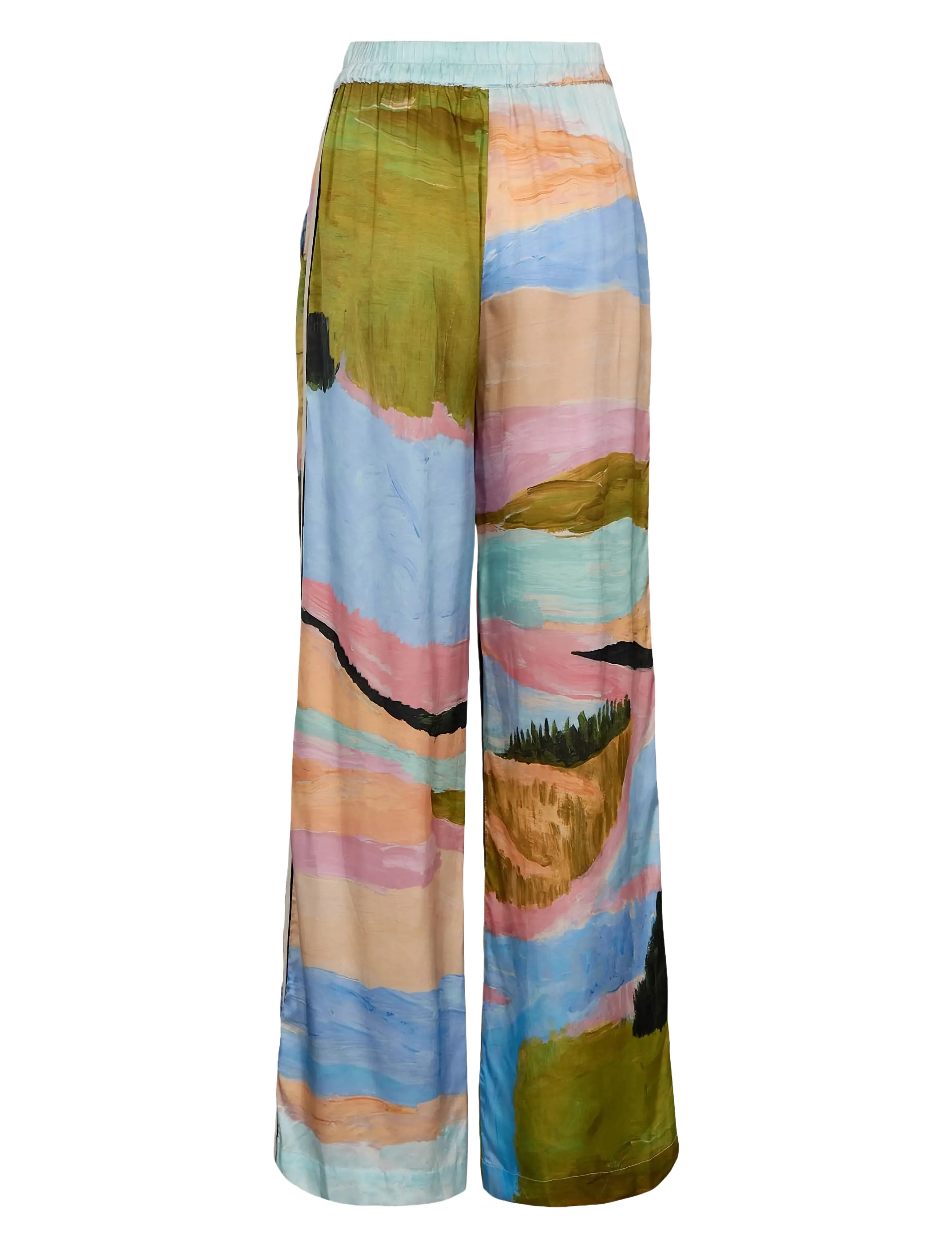 Nümph - NUMEADOW PANTS - hosen mit weitem bein - peony - 1