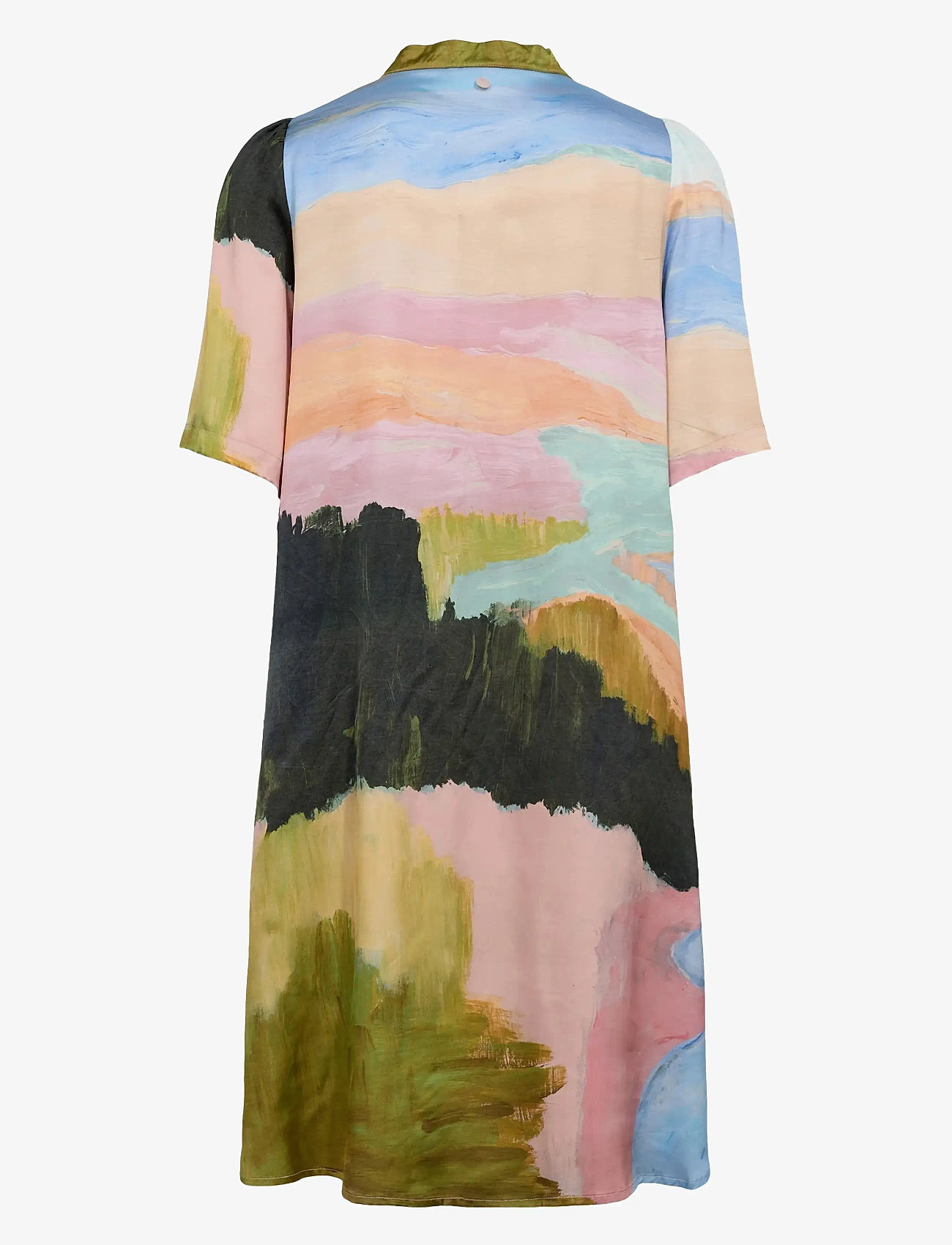 Nümph - NUMEADOW V-NECK DRESS - sommerkjoler - peony - 1