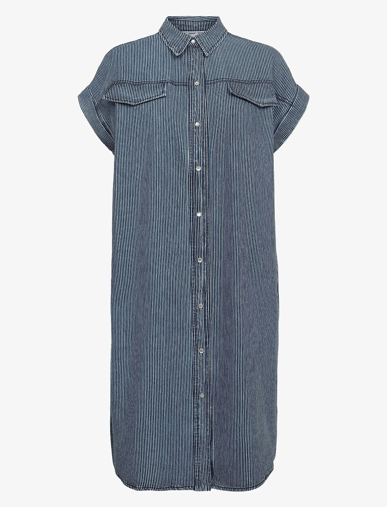 Nümph - NUERINA SHIRT DRESS - shirt dresses - medium blue denim - 0