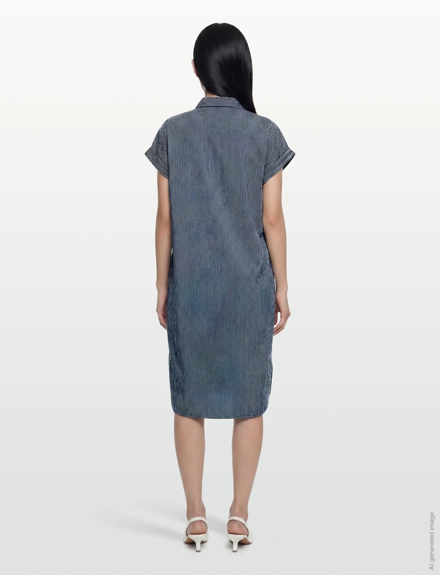 Nümph - NUERINA SHIRT DRESS - shirt dresses - medium blue denim - 4