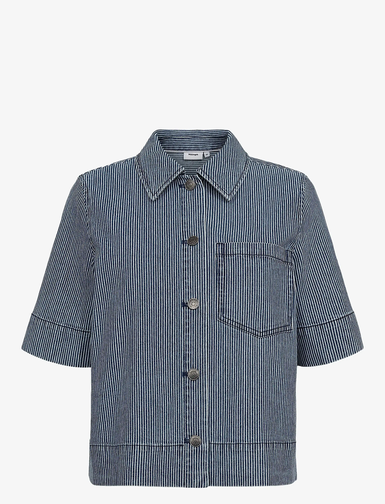 Nümph - NUERINA SHIRT - jeanshemden - medium blue denim - 1