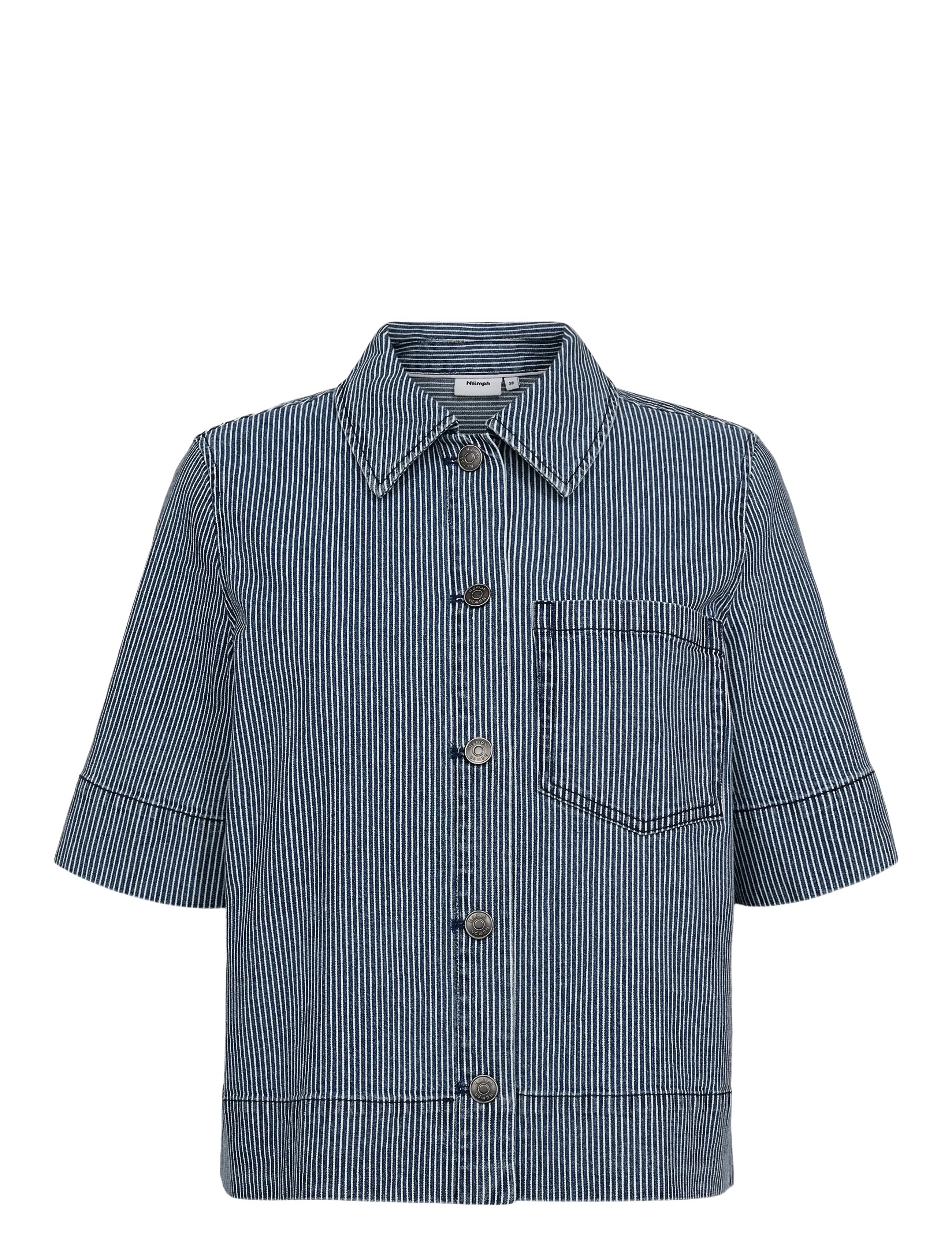 Nümph NUERINA SHIRT - Skjorter - MEDIUM BLUE DENIM / blue