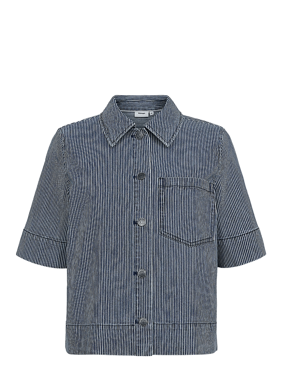Nümph - NUERINA SHIRT - teksasärgid - medium blue denim - 1