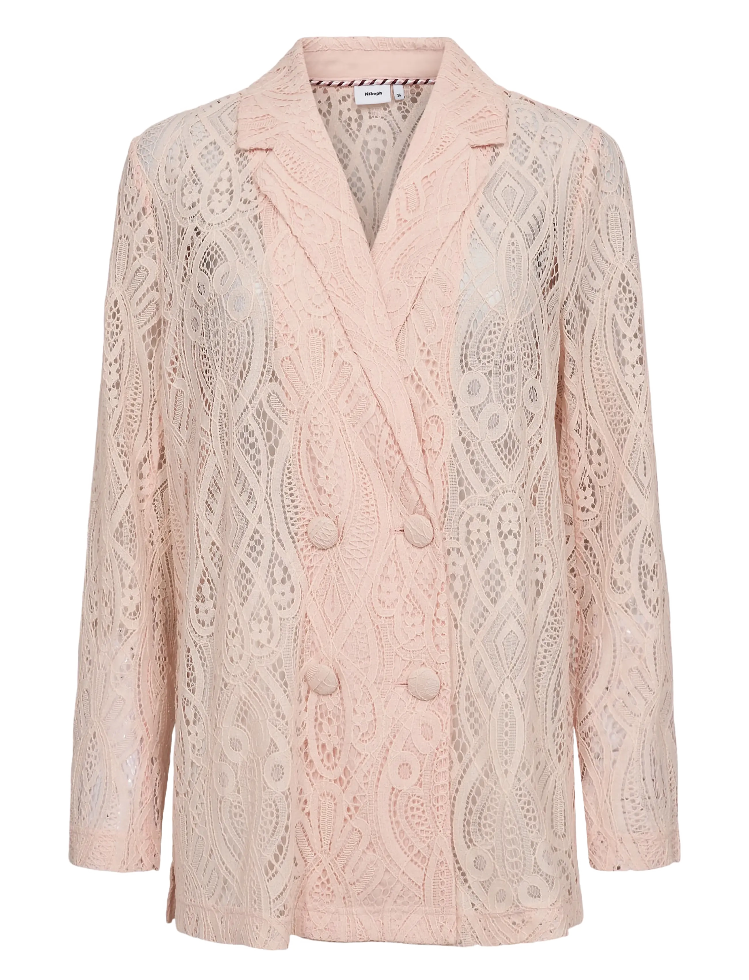 Nümph Nulacey Blazer, 34, Pink, Blazere > Dobbeltradede Blazere, Dame
