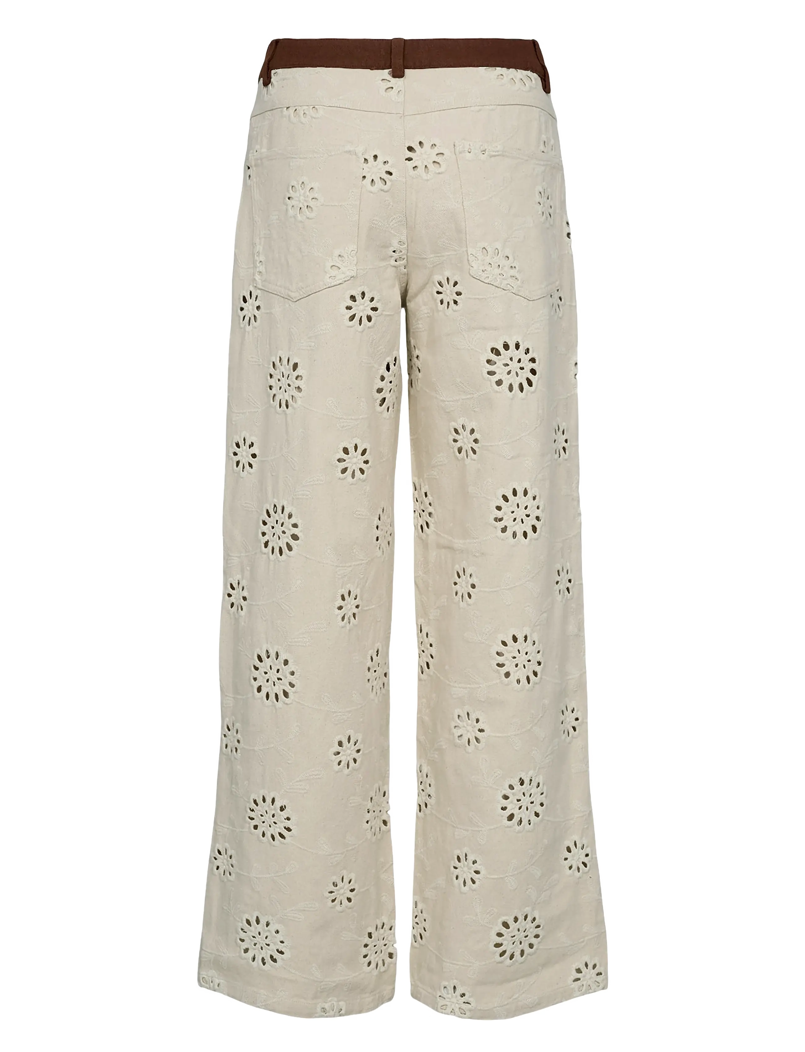 Nümph - NUENORA PANTS - laia säärega püksid - irish cream - 2