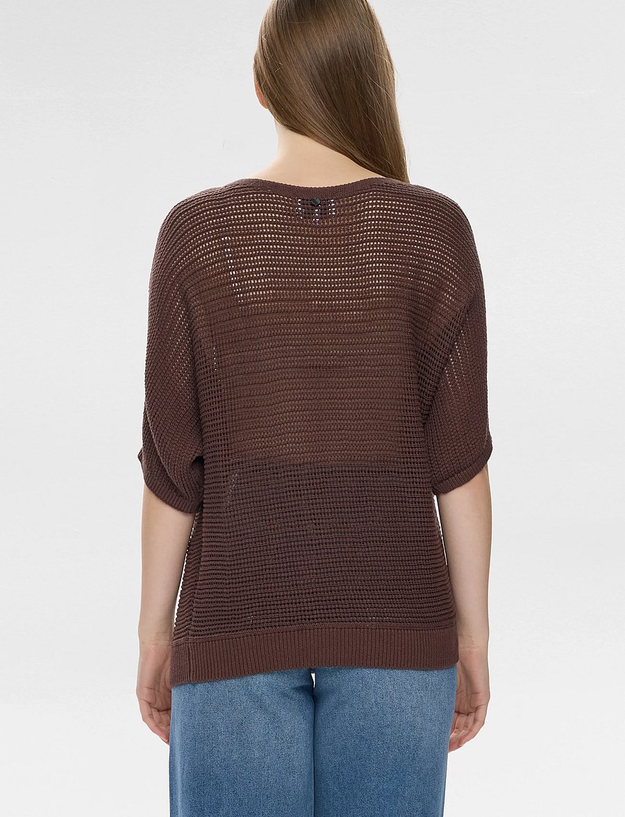 Nümph - NUERIKKA PULLOVER - stickade tröjor - chicory coffee - 3