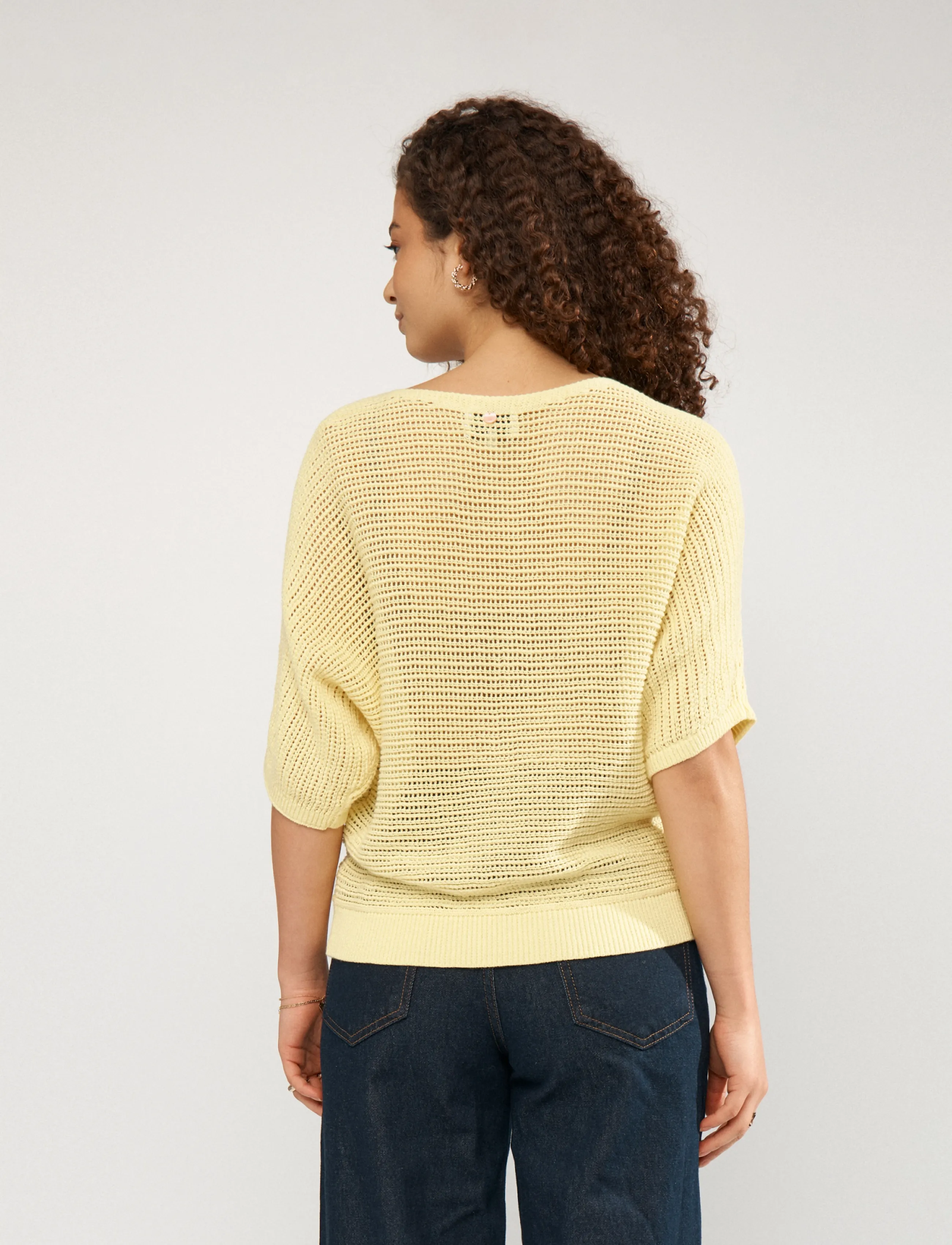 Nümph NUERIKKA PULLOVER - T-Shirts & Tops - POPCORN / yellow
