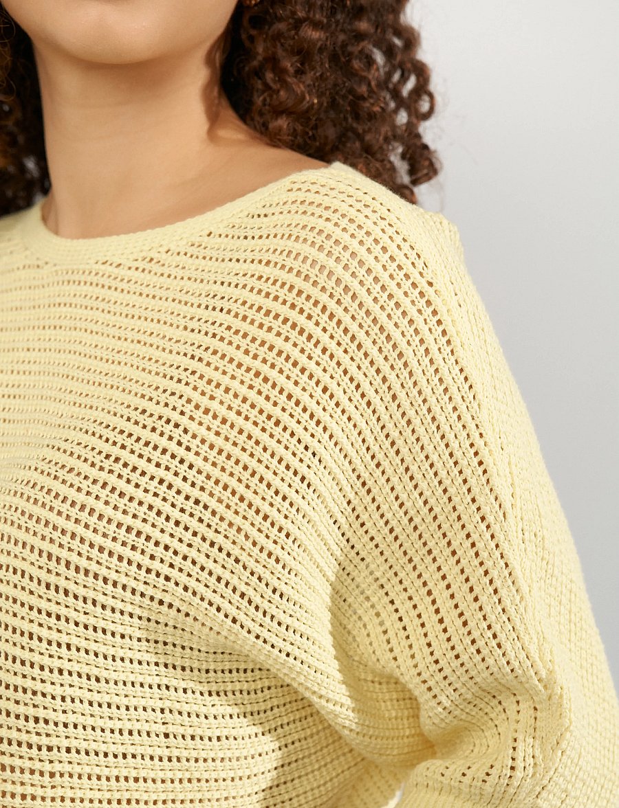 Nümph - NUERIKKA PULLOVER - stickade tröjor - popcorn - 4