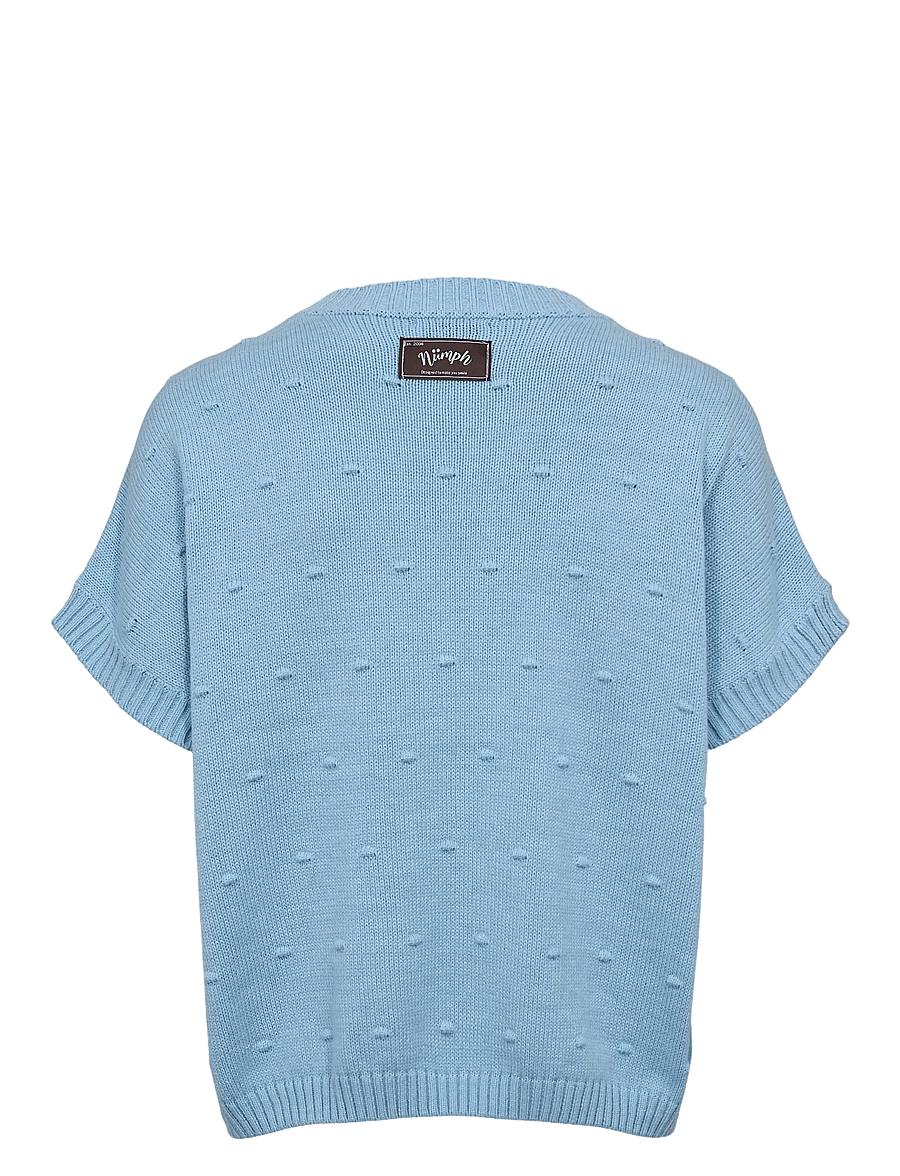 Nümph - NULISANA PULLOVER - kampsunid - airy blue - 2