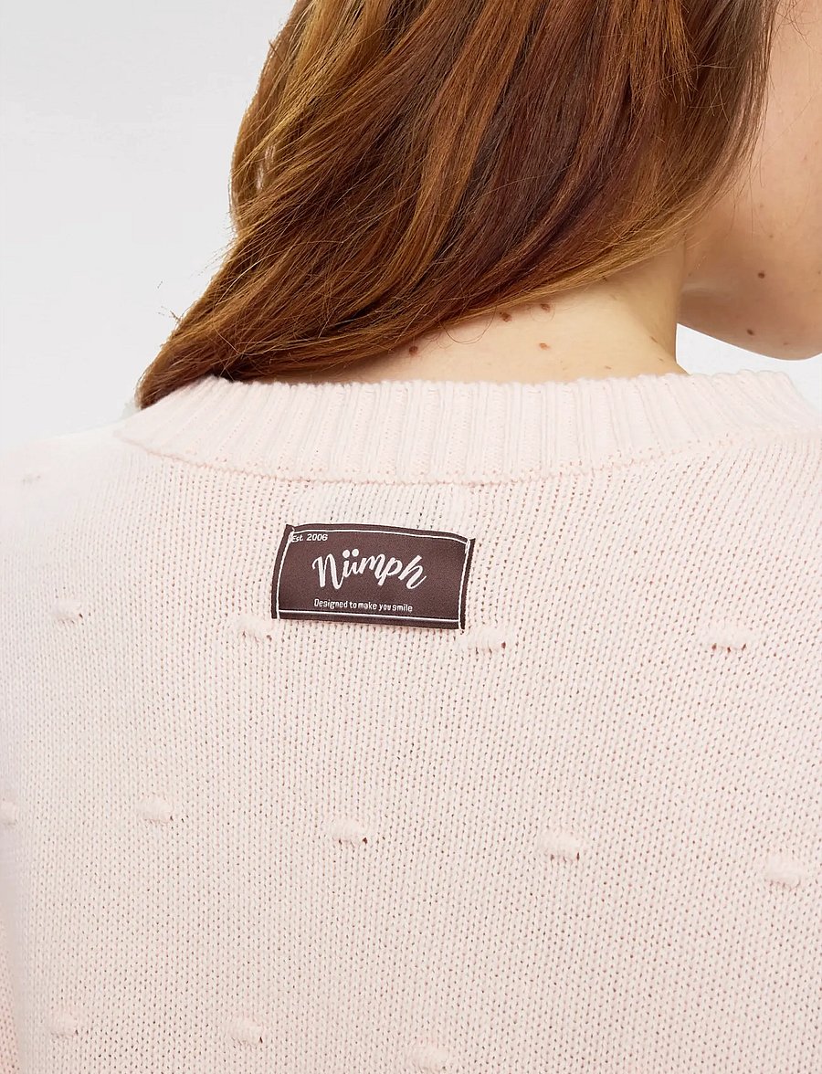 Nümph - NULISANA PULLOVER - stickade tröjor - mangano calcite - 5