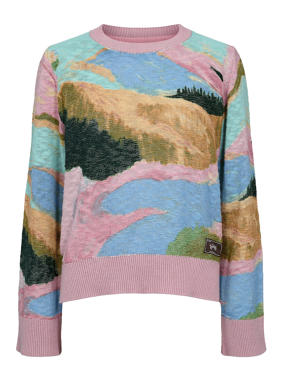 Nümph - NUMEADOW PULLOVER - stickade tröjor - peony - 1