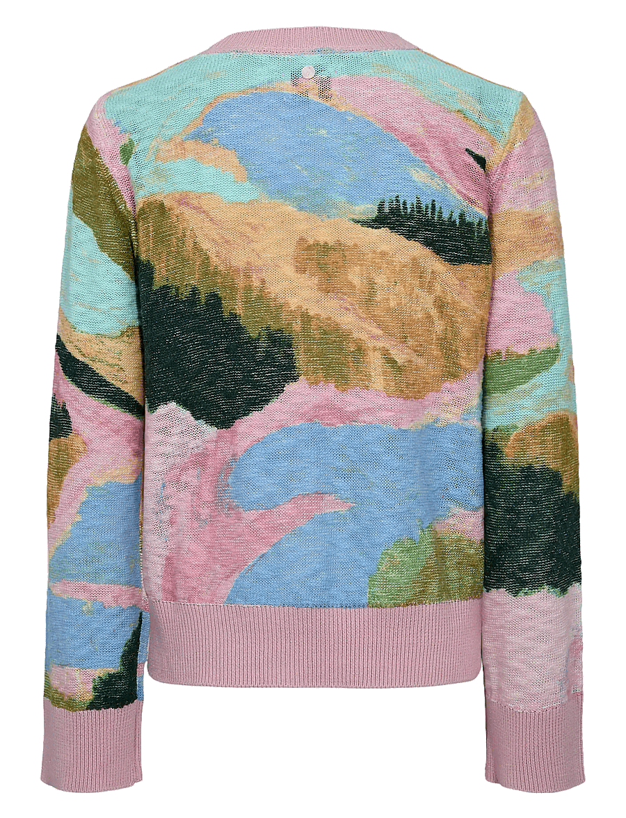 Nümph - NUMEADOW PULLOVER - stickade tröjor - peony - 2