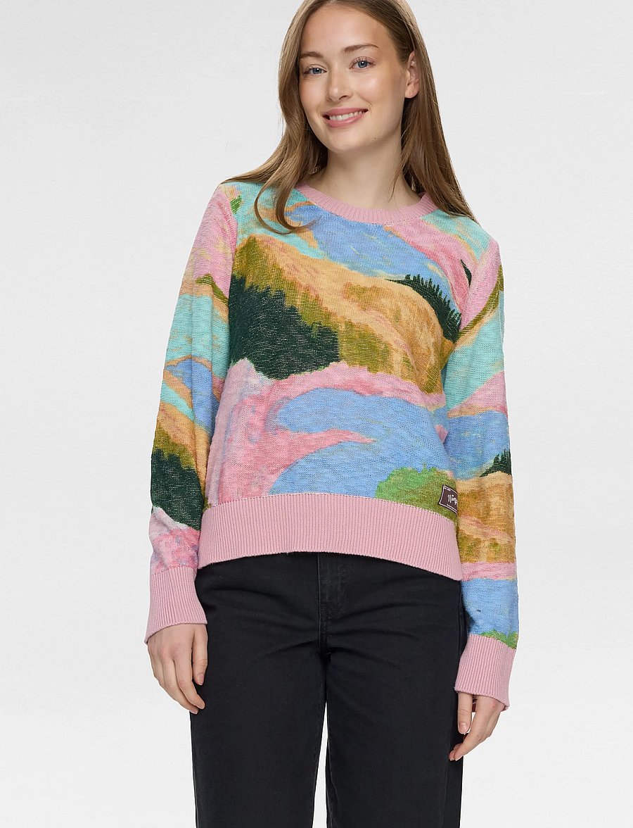 Nümph - NUMEADOW PULLOVER - pullover - peony - 0