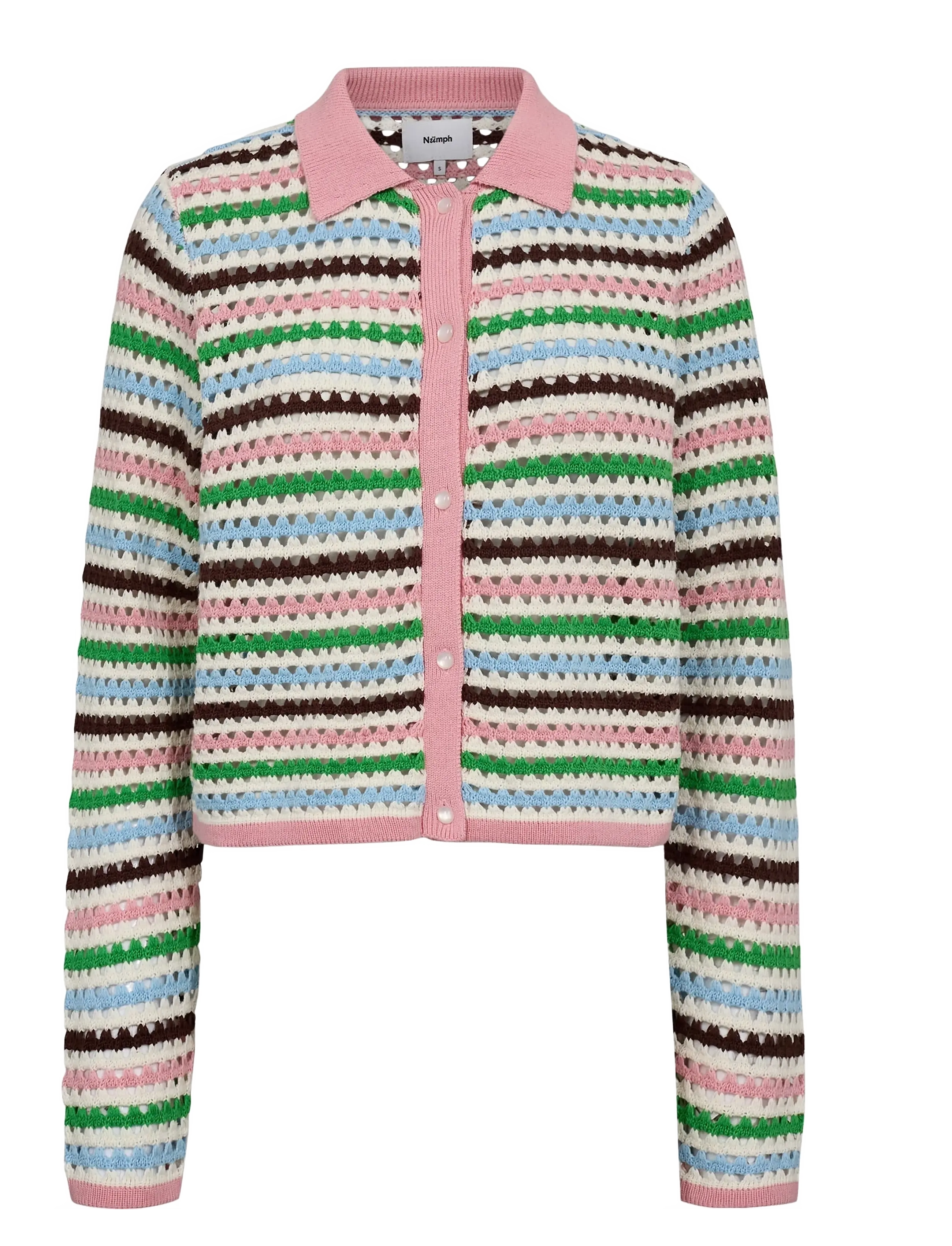 NÜMPH Nunancy Cardigan Patterned - S - Damen