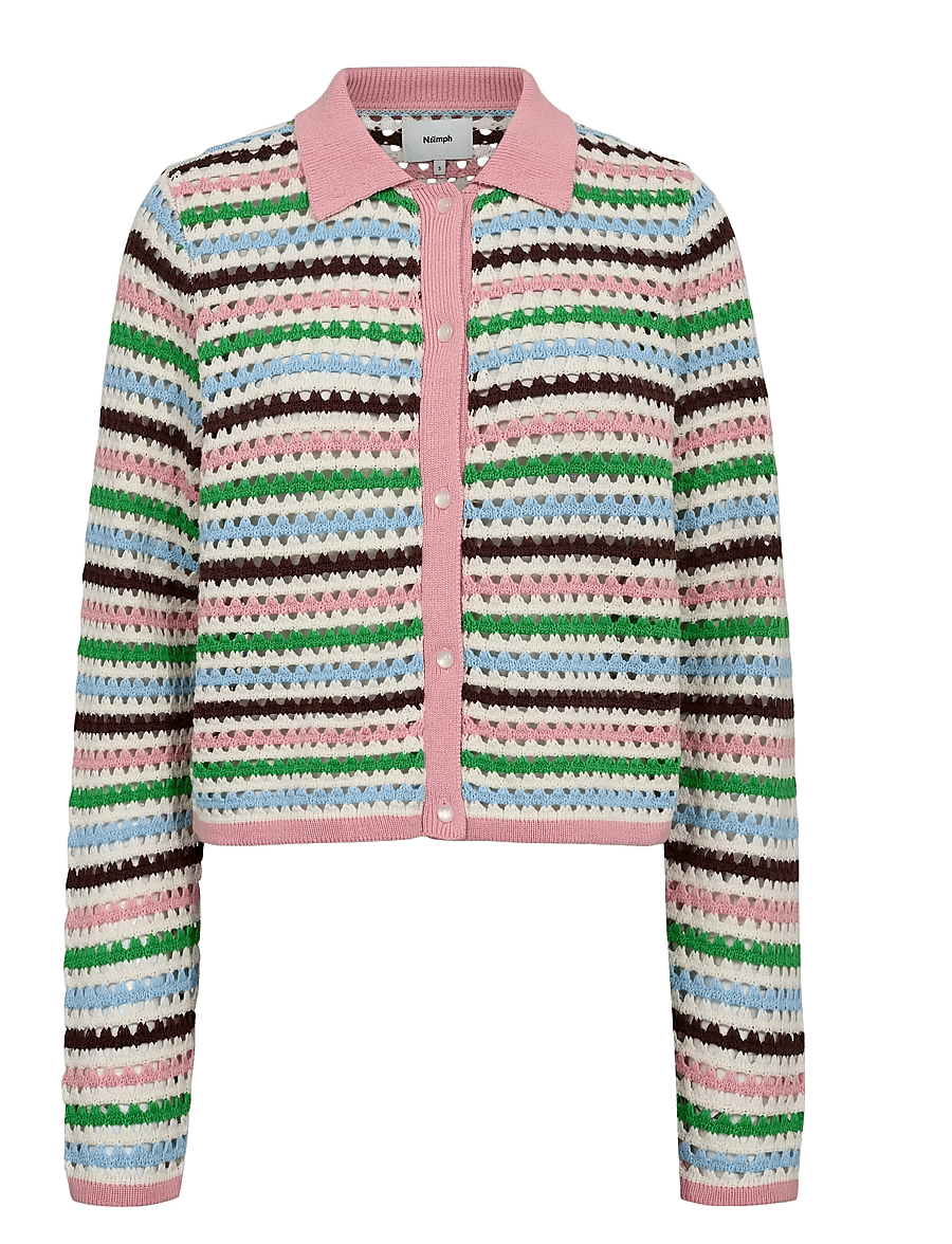 Nümph - NUNANCY CARDIGAN - cardigans - peony - 1