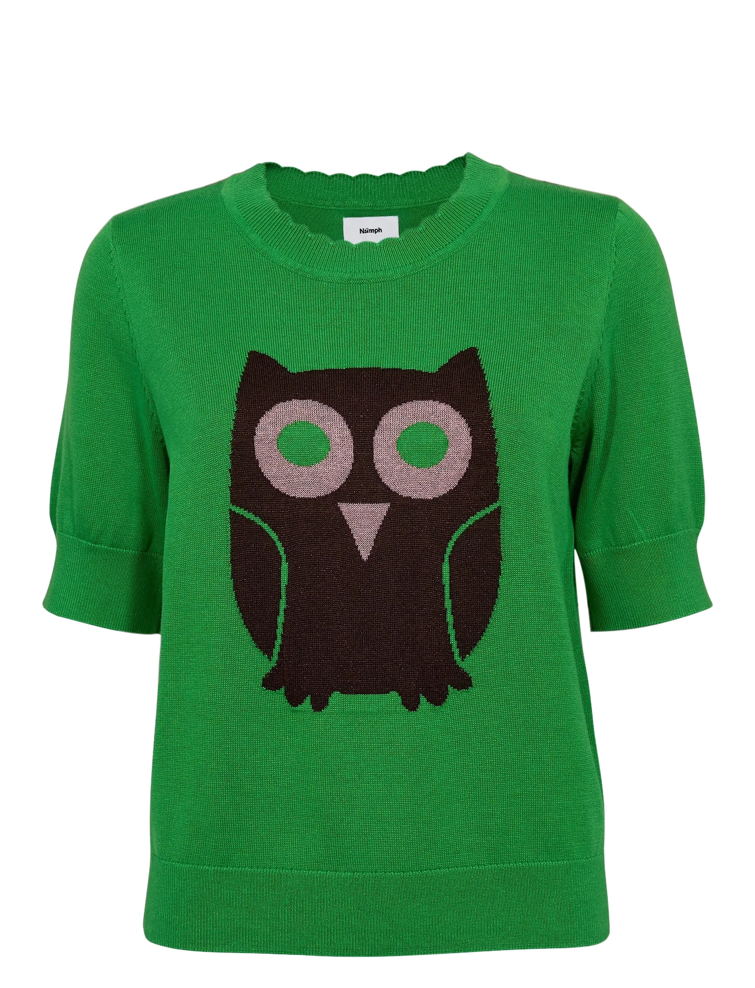 Nümph NUGLIMMA PULLOVER - Kleidung - CLASSIC GREEN / green