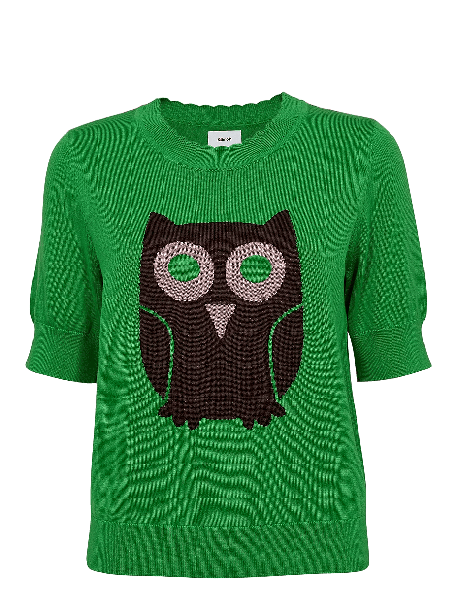 Nümph - NUGLIMMA PULLOVER - stickade tröjor - classic green - 1