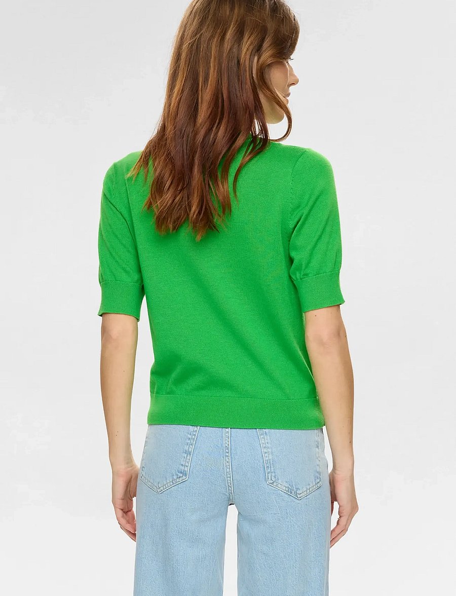 Nümph - NUGLIMMA PULLOVER - stickade tröjor - classic green - 4