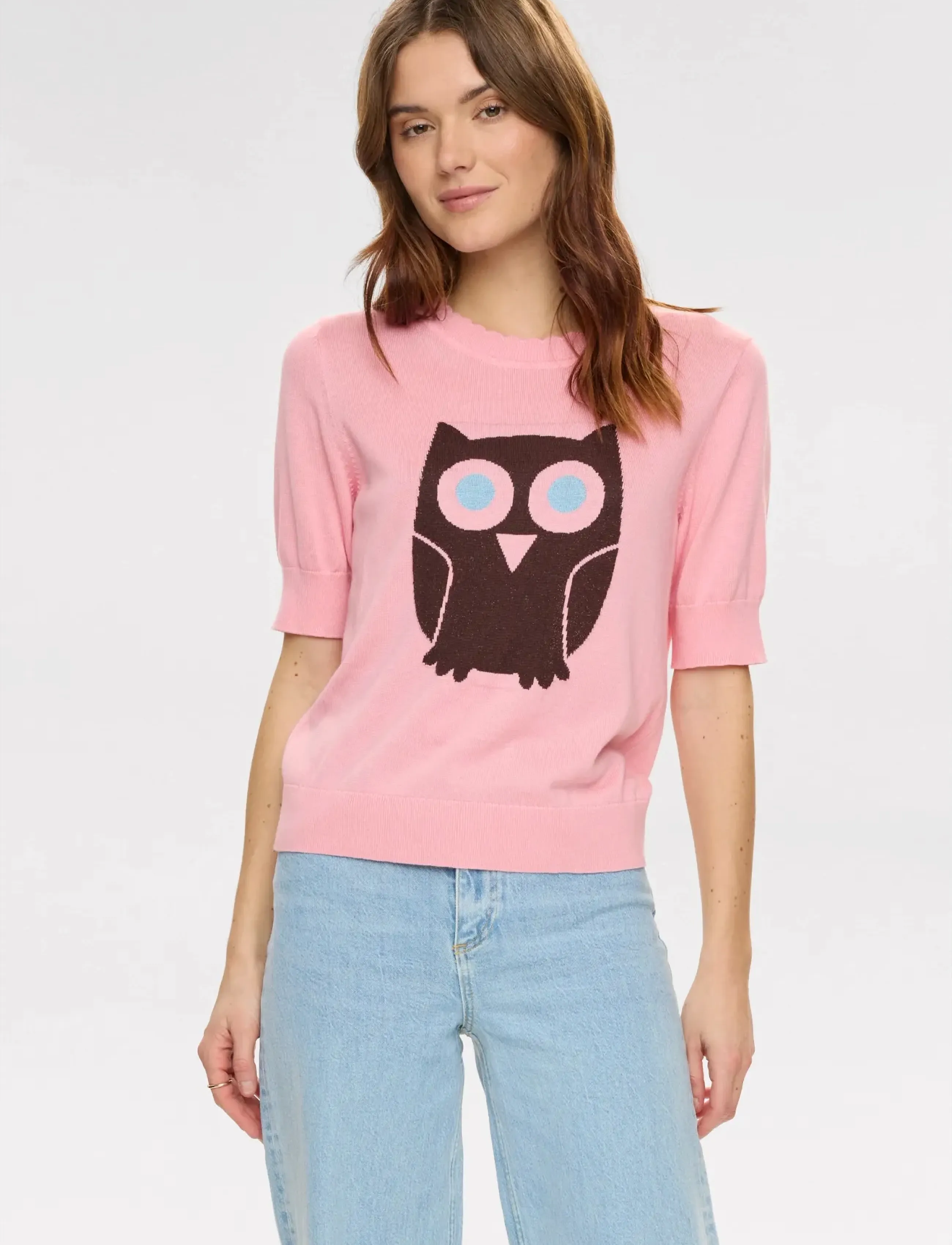 Nümph Nuglimma Pullover, M, Pink, Strik > Trøjer, Dame