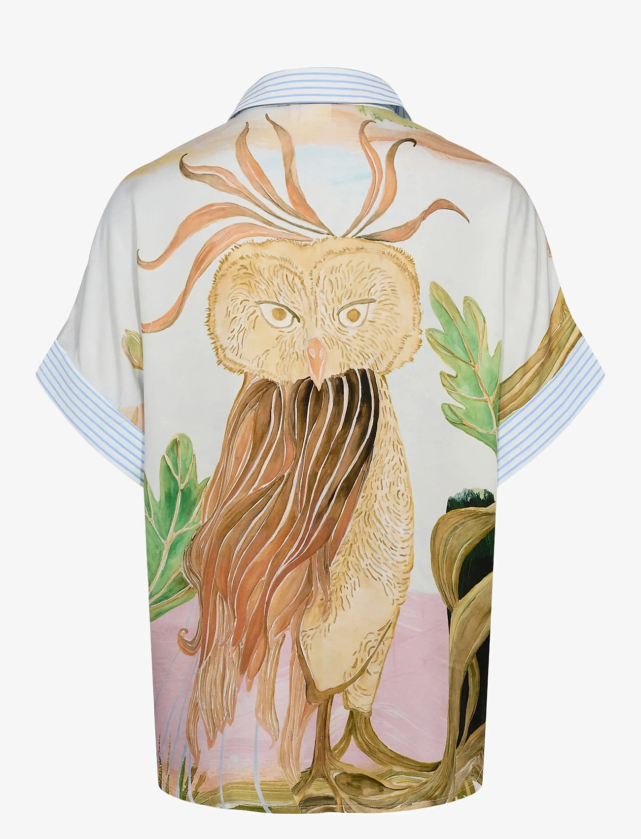 Nümph - NUASHLEY SHIRT - lühikeste varrukatega särgid - airy blue - 2