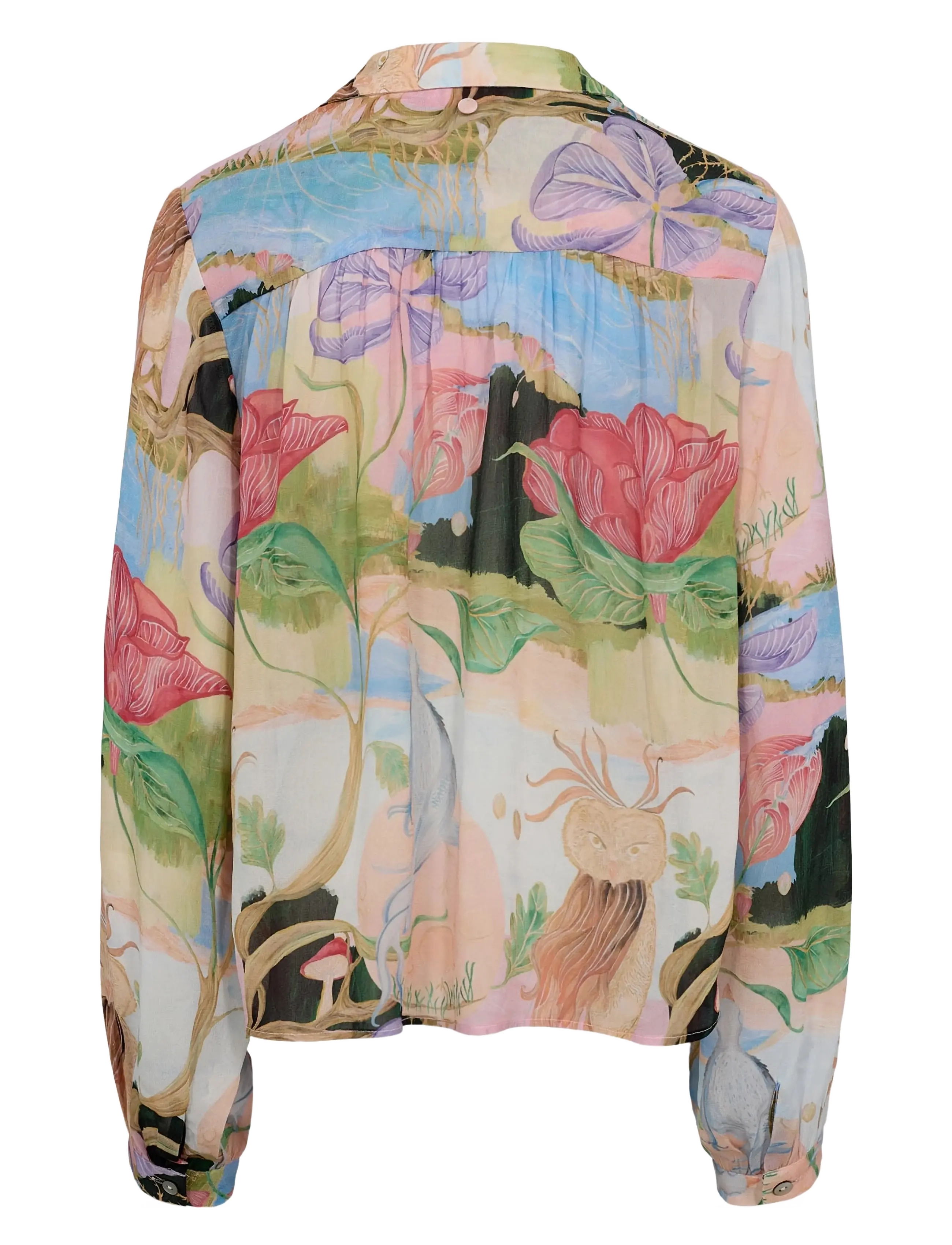 Nümph - NUSHAILYN SHIRT - long-sleeved shirts - airy blue - 2