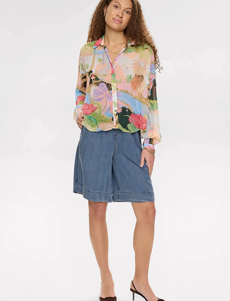 Nümph - NUSHAILYN SHIRT - chemises à manches longues - airy blue - 0