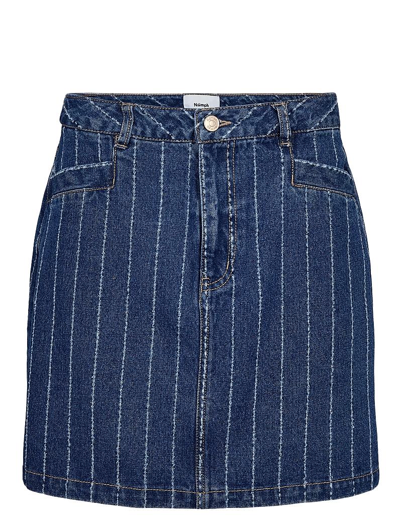 Nümph - NUATLANTA SKIRT - jeansröcke - medium blue denim - 0