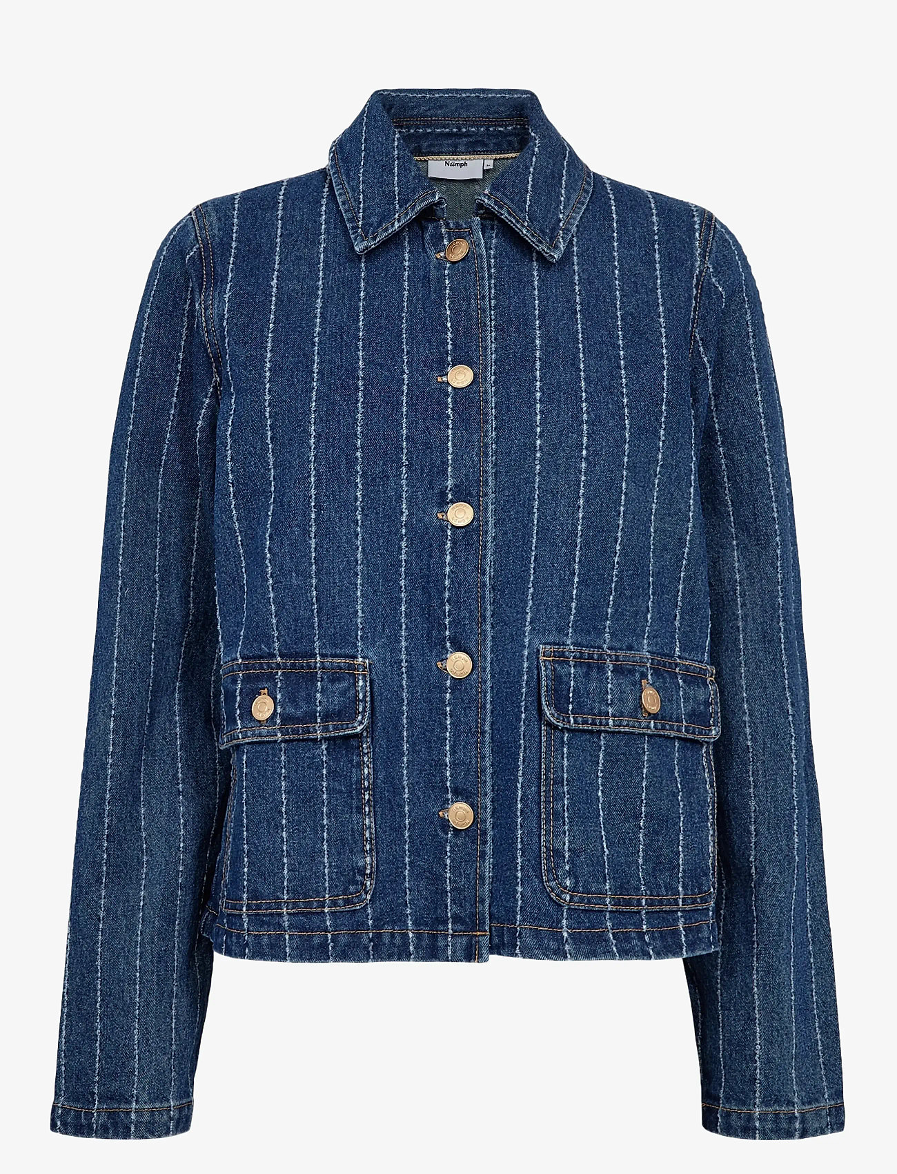 Nümph - NUATLANTA JACKET - frühlingsjacken - medium blue denim - 1