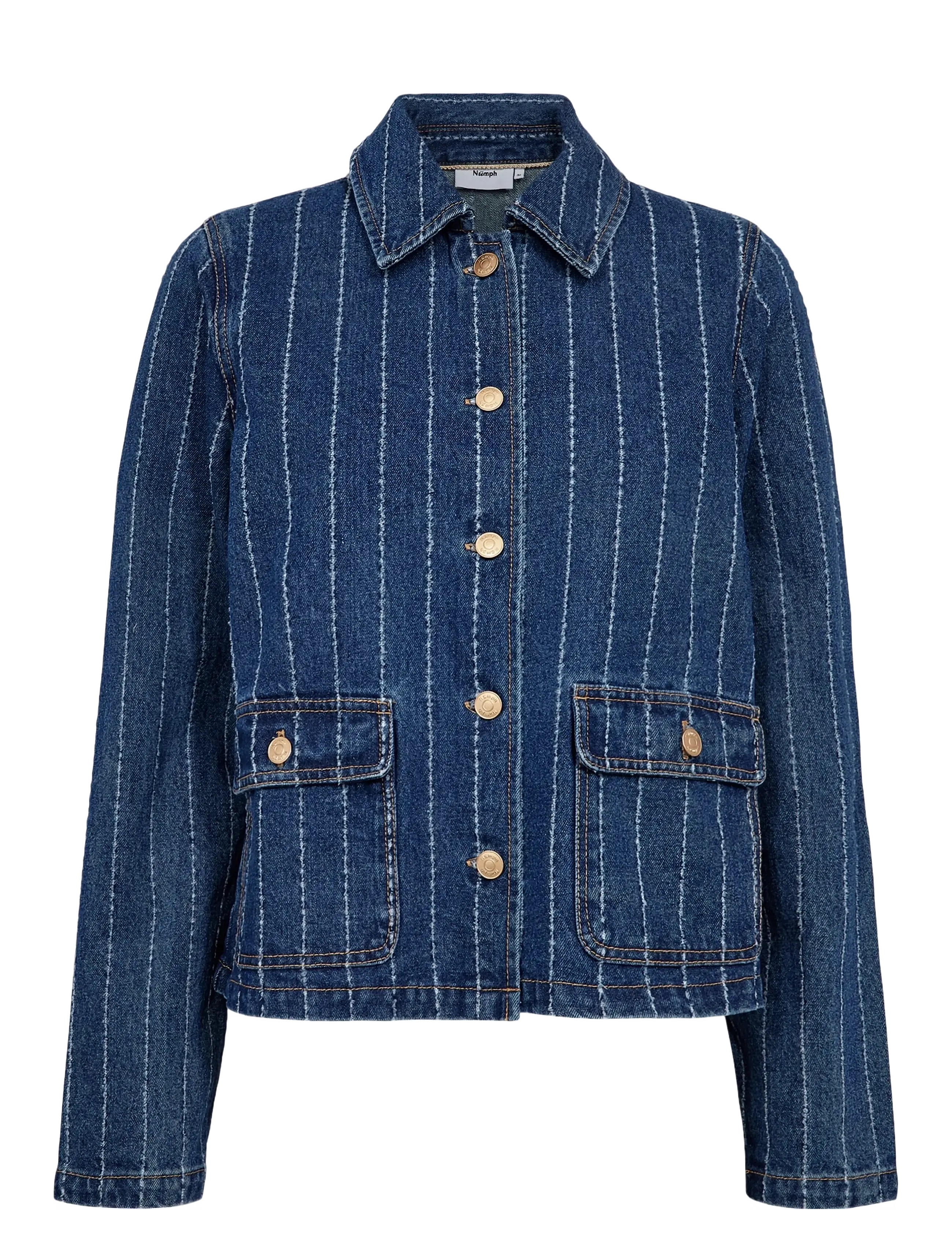 NUATLANTA JACKET - MEDIUM BLUE DENIM